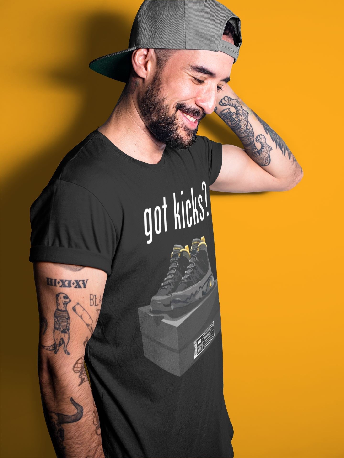 Jordan 9 University Gold Shirt To Match Jordans Got Kicks Sneaker Tees Jordan 9 University Gold Drip Gear Zone Sneaker Matching Clothing Unisex Shirts