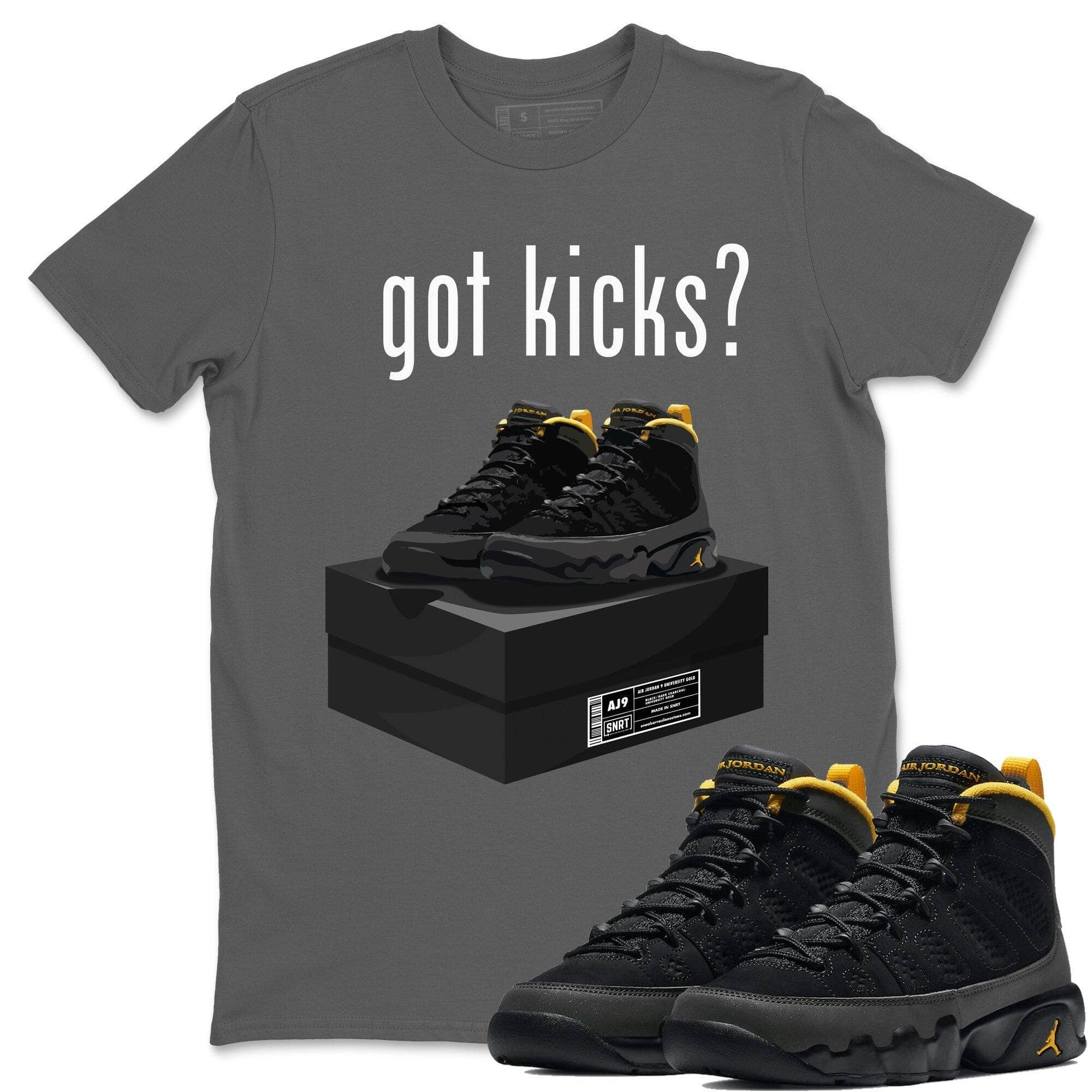 Jordan 9 University Gold Shirt To Match Jordans Got Kicks Sneaker Tees Jordan 9 University Gold Drip Gear Zone Sneaker Matching Clothing Unisex Shirts