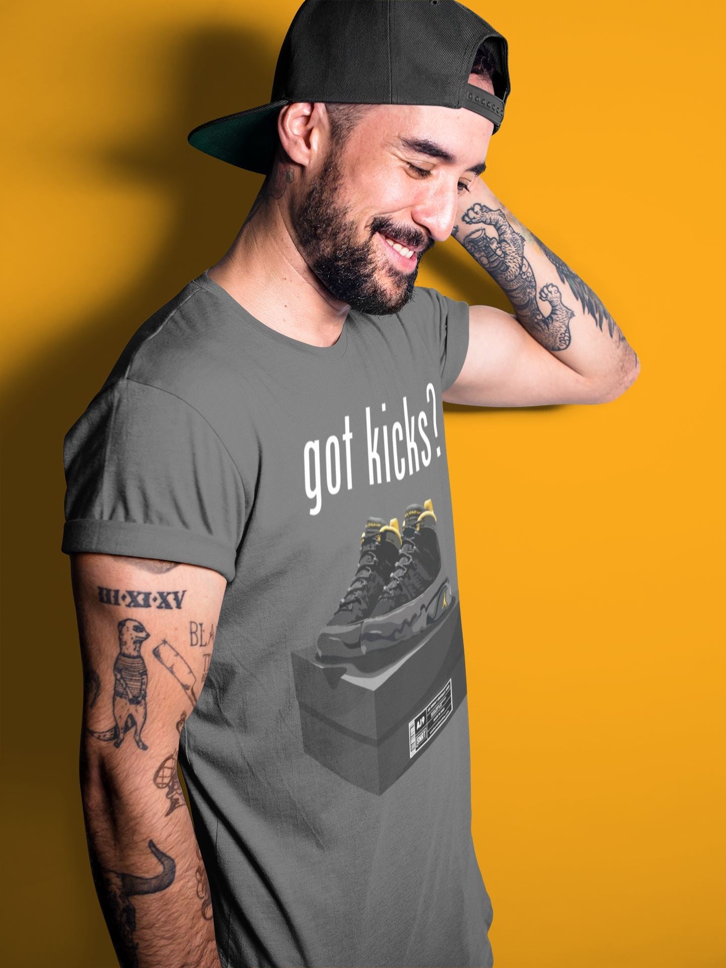 Jordan 9 University Gold Shirt To Match Jordans Got Kicks Sneaker Tees Jordan 9 University Gold Drip Gear Zone Sneaker Matching Clothing Unisex Shirts