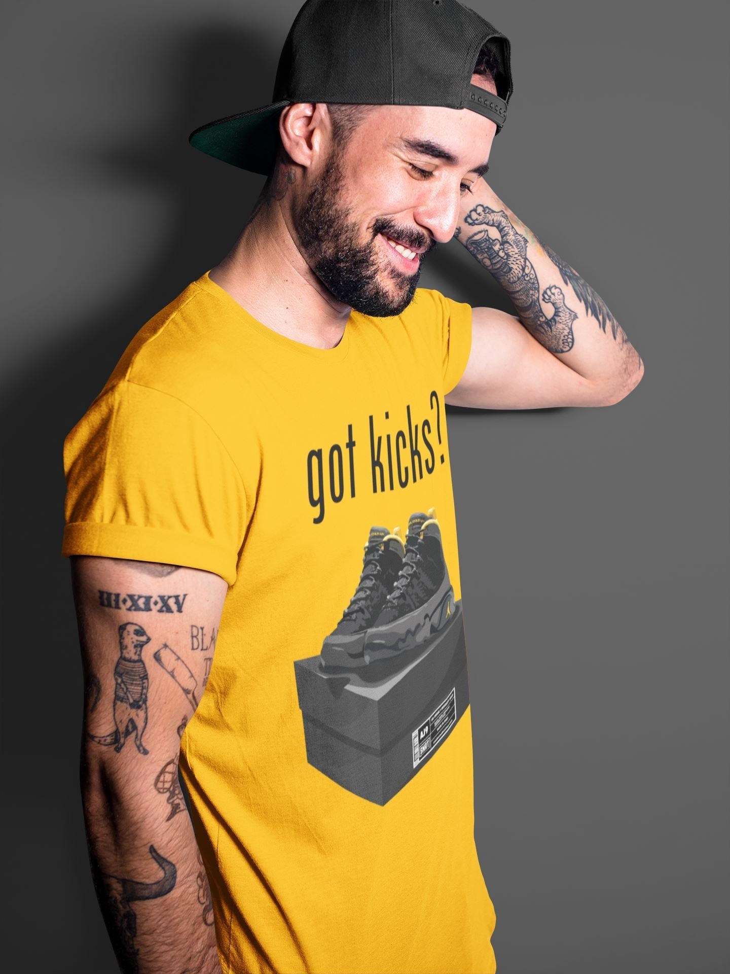 Jordan 9 University Gold Shirt To Match Jordans Got Kicks Sneaker Tees Jordan 9 University Gold Drip Gear Zone Sneaker Matching Clothing Unisex Shirts