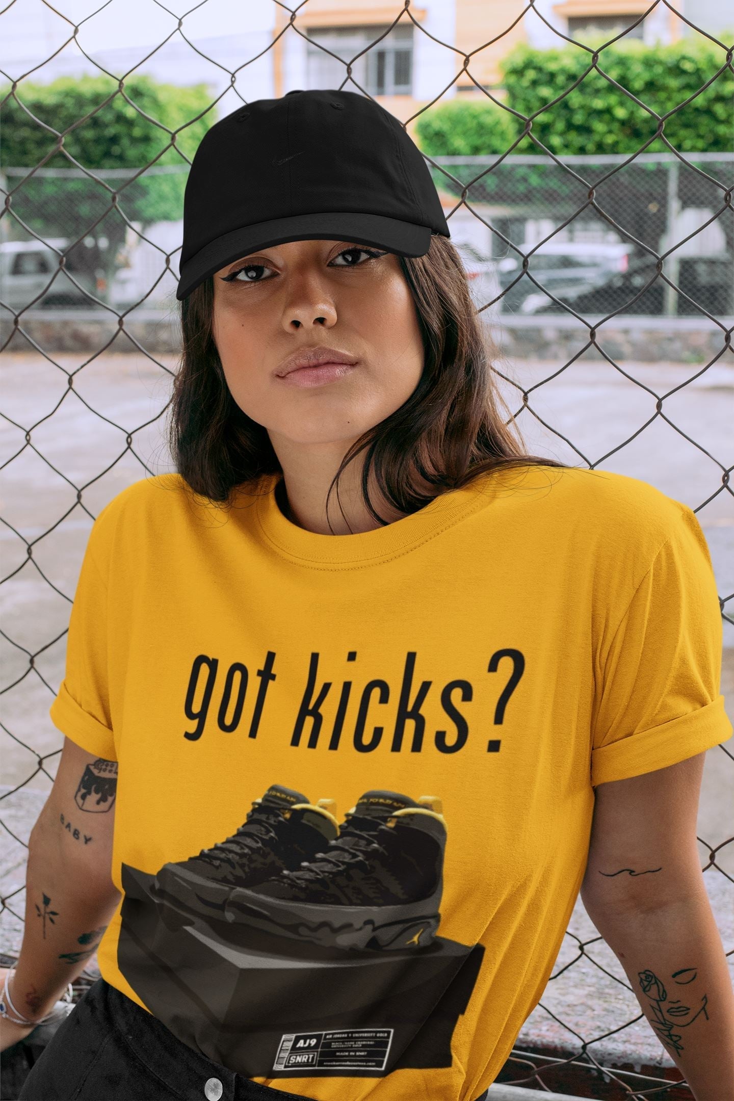 Jordan 9 University Gold Shirt To Match Jordans Got Kicks Sneaker Tees Jordan 9 University Gold Drip Gear Zone Sneaker Matching Clothing Unisex Shirts