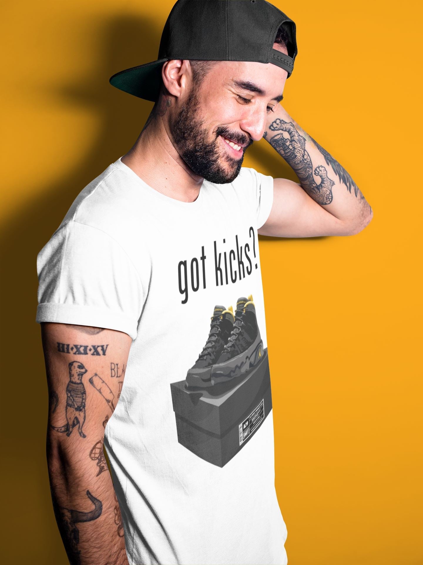 Jordan 9 University Gold Shirt To Match Jordans Got Kicks Sneaker Tees Jordan 9 University Gold Drip Gear Zone Sneaker Matching Clothing Unisex Shirts