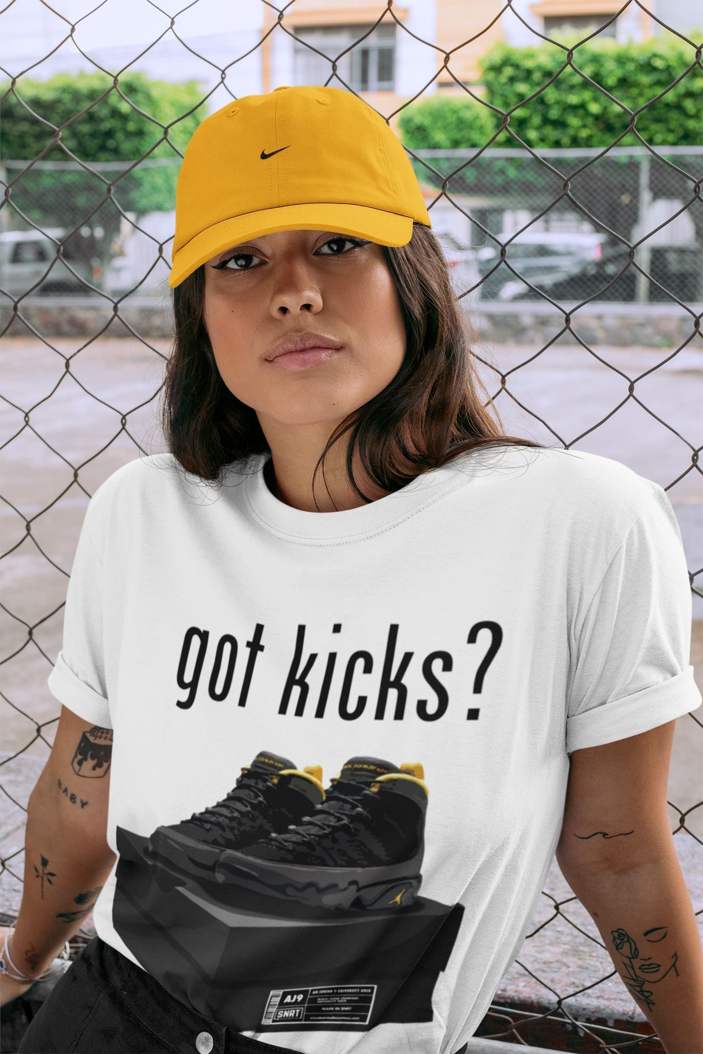 Jordan 9 University Gold Shirt To Match Jordans Got Kicks Sneaker Tees Jordan 9 University Gold Drip Gear Zone Sneaker Matching Clothing Unisex Shirts