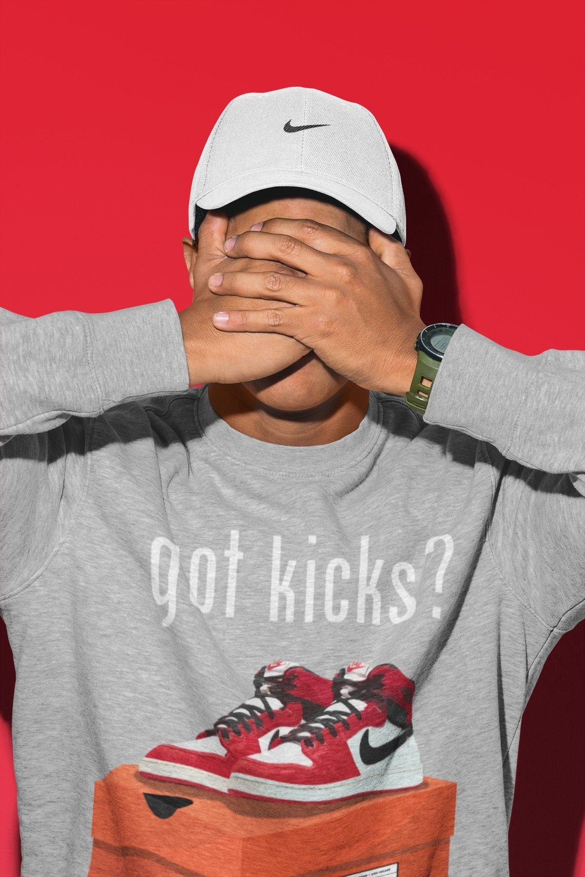 Jordan 1 Chicago Sneaker Matching T-Shirt Got Kicks Sneaker Tees Jordan 1 Chicago Sneaker Release Tees Crew Neck Tees