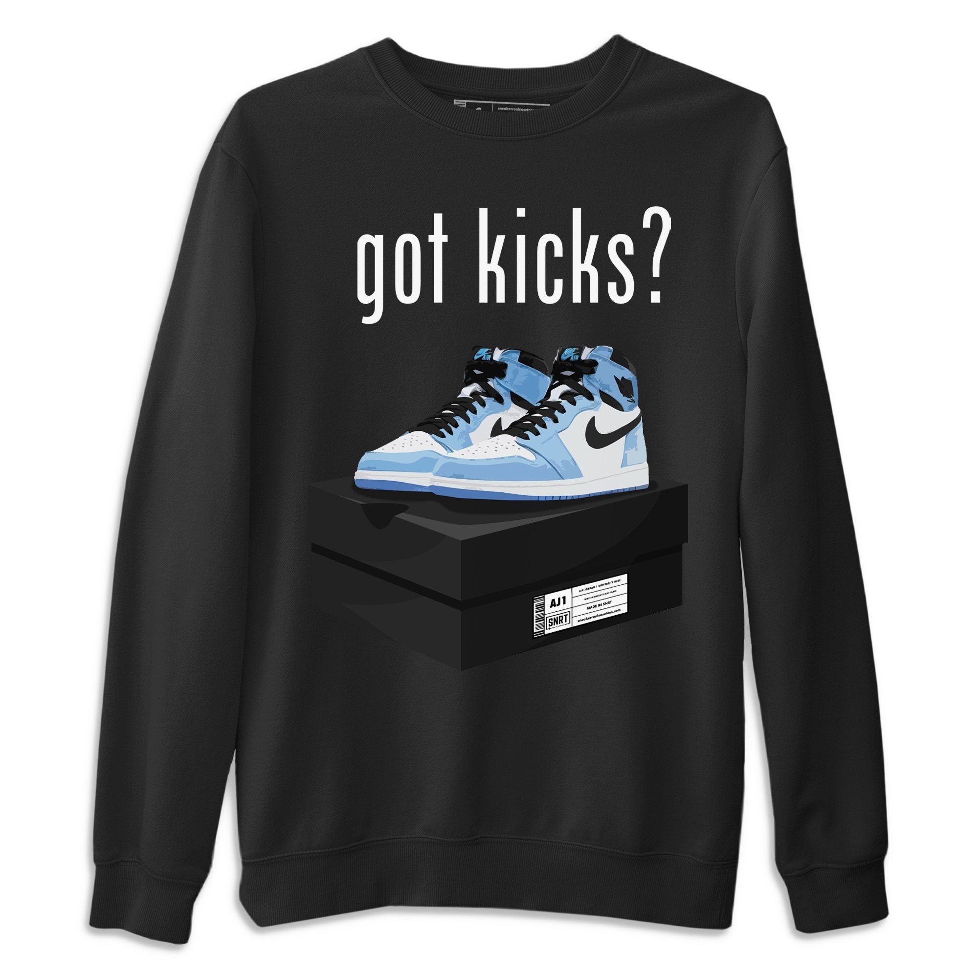 Jordan 1 University Blue Shirt To Match Jordans Got Kicks Sneaker Tees Jordan 1 University Blue Drip Gear Zone Sneaker Matching Clothing Unisex Shirts