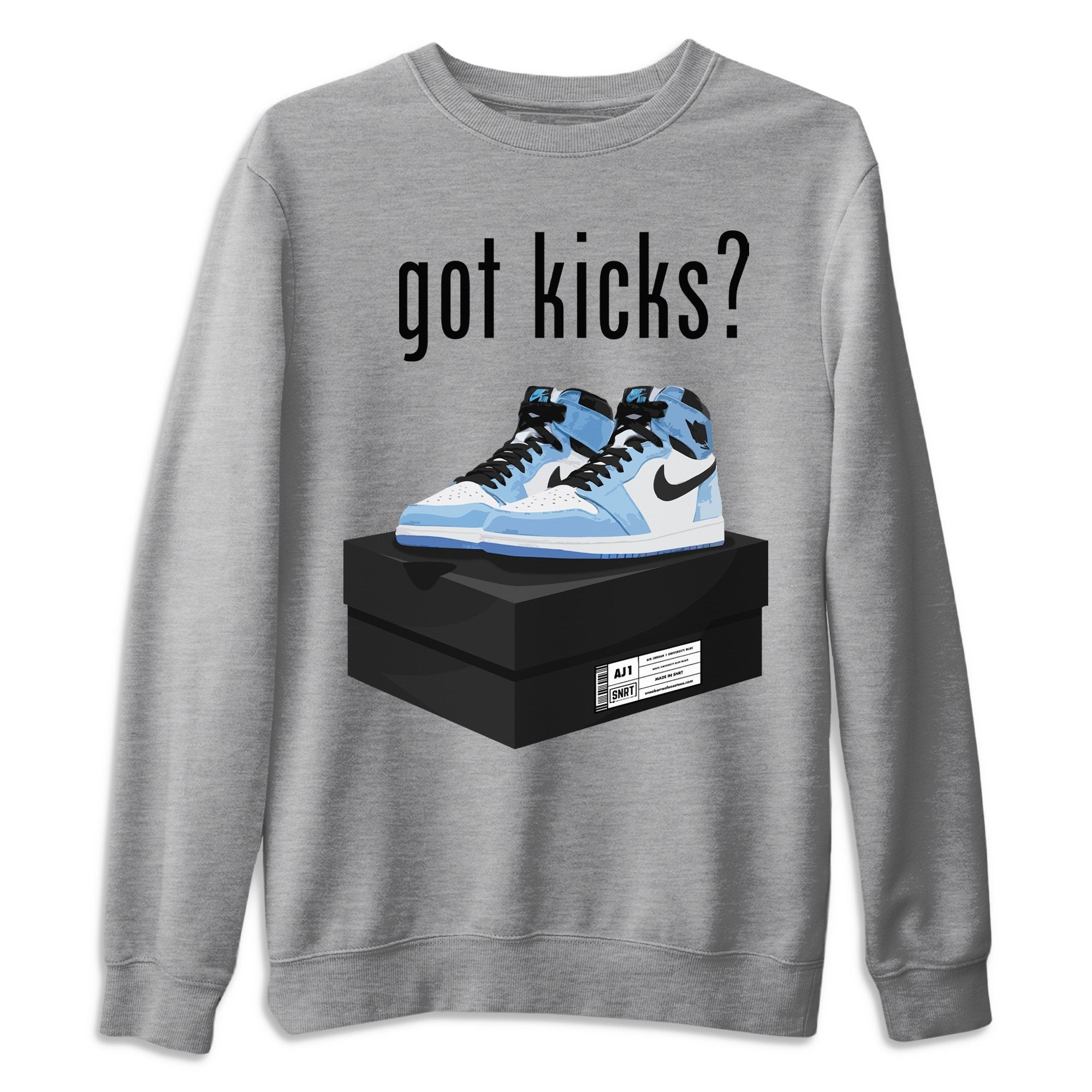 Jordan 1 University Blue Shirt To Match Jordans Got Kicks Sneaker Tees Jordan 1 University Blue Drip Gear Zone Sneaker Matching Clothing Unisex Shirts