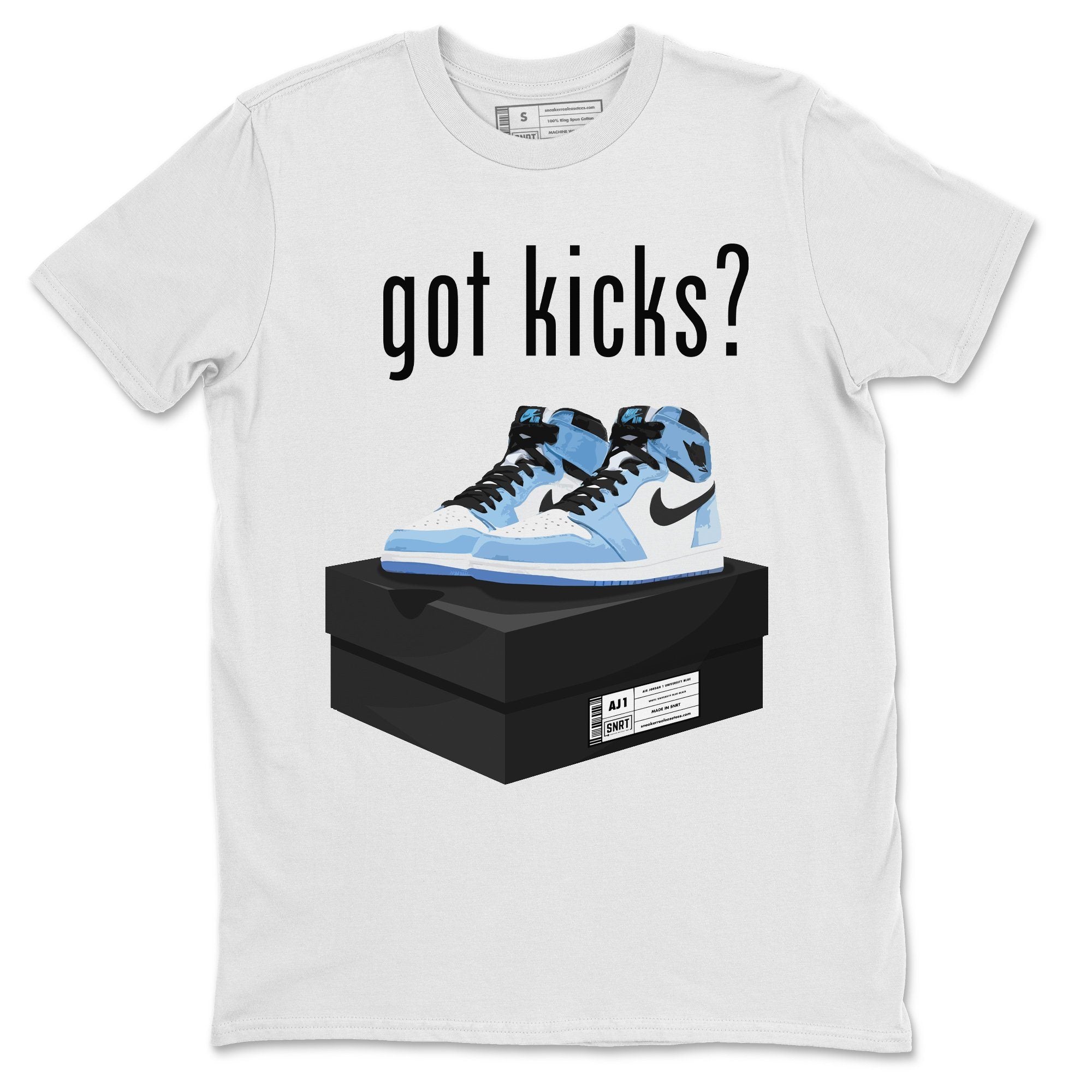 Jordan 1 University Blue Shirt To Match Jordans Got Kicks Sneaker Tees Jordan 1 University Blue Drip Gear Zone Sneaker Matching Clothing Unisex Shirts