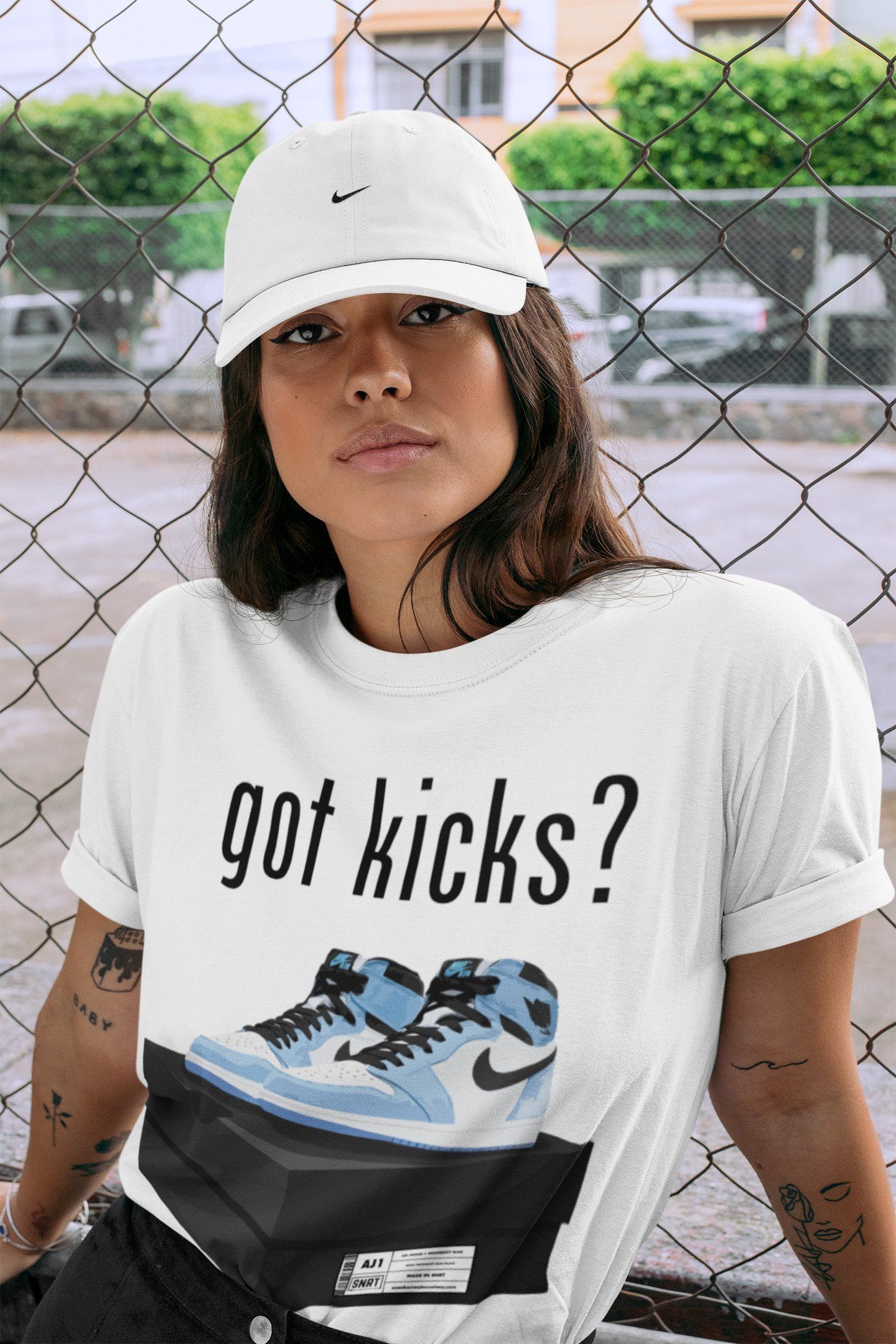 Jordan 1 University Blue Shirt To Match Jordans Got Kicks Sneaker Tees Jordan 1 University Blue Drip Gear Zone Sneaker Matching Clothing Unisex Shirts