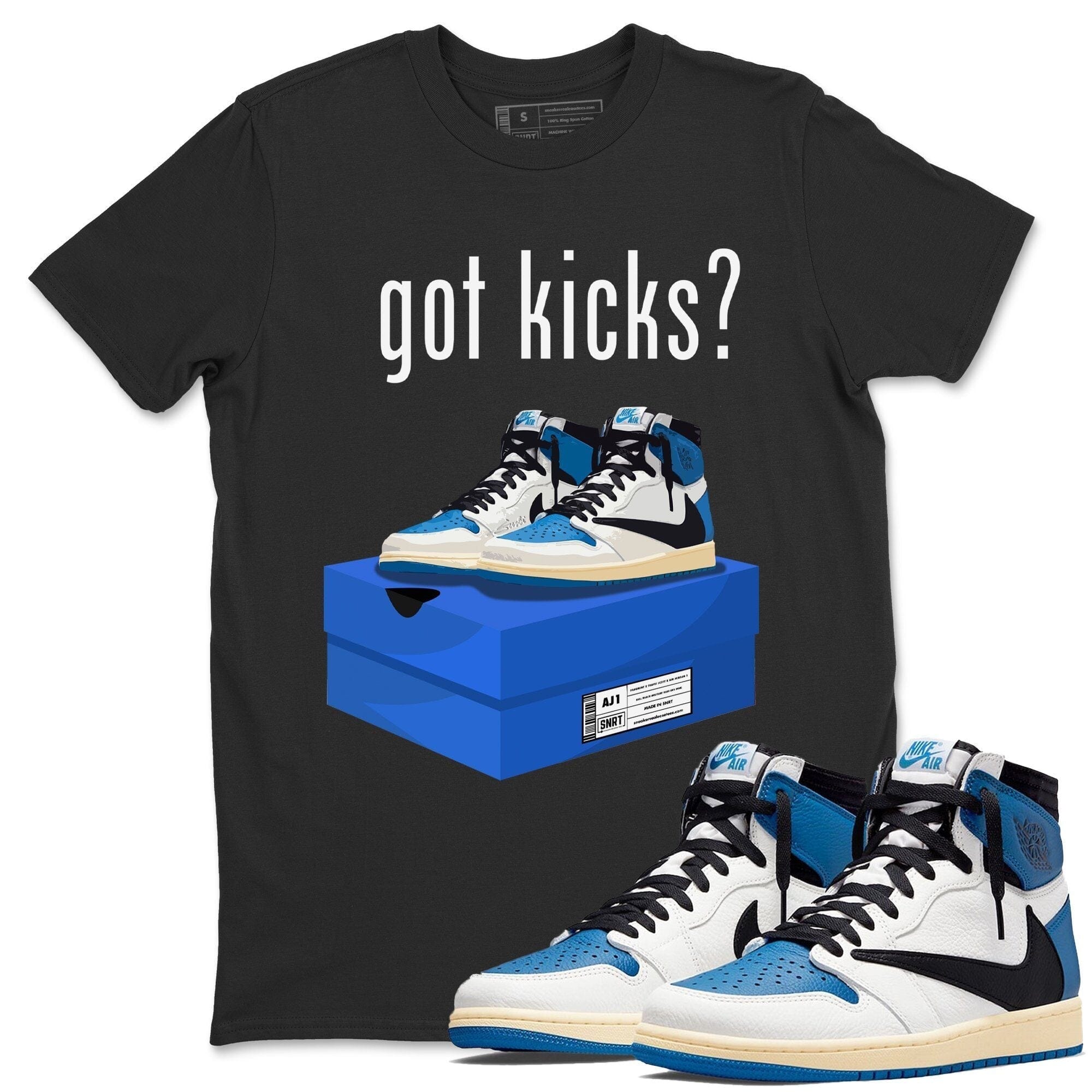 Jordan 1 Travis Scott Fragment Shirt To Match Jordans Got Kicks Sneaker Tees Jordan 1 Travis Scott Fragment Drip Gear Zone Sneaker Matching Clothing Unisex Shirts