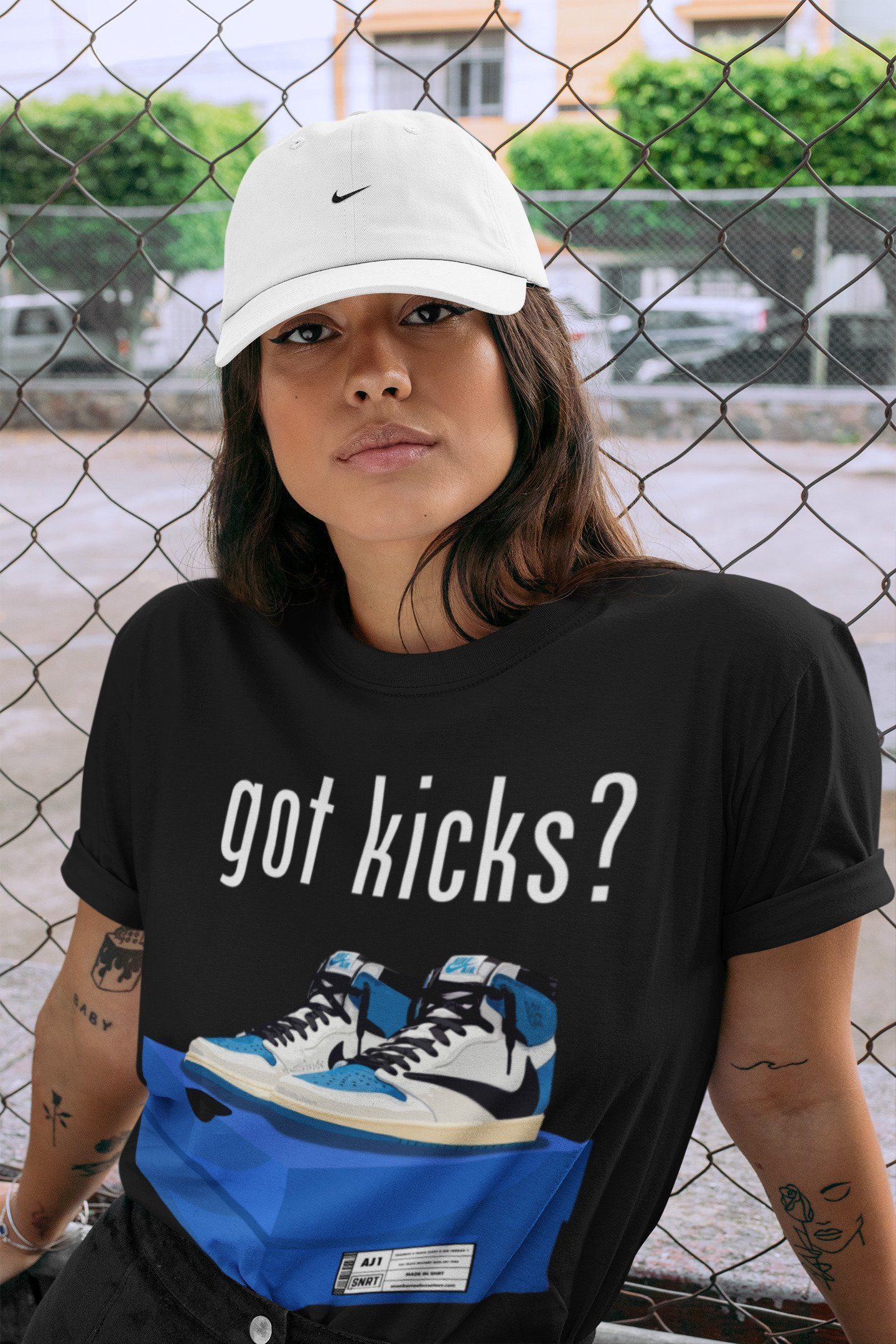 Jordan 1 Travis Scott Fragment Shirt To Match Jordans Got Kicks Sneaker Tees Jordan 1 Travis Scott Fragment Drip Gear Zone Sneaker Matching Clothing Unisex Shirts