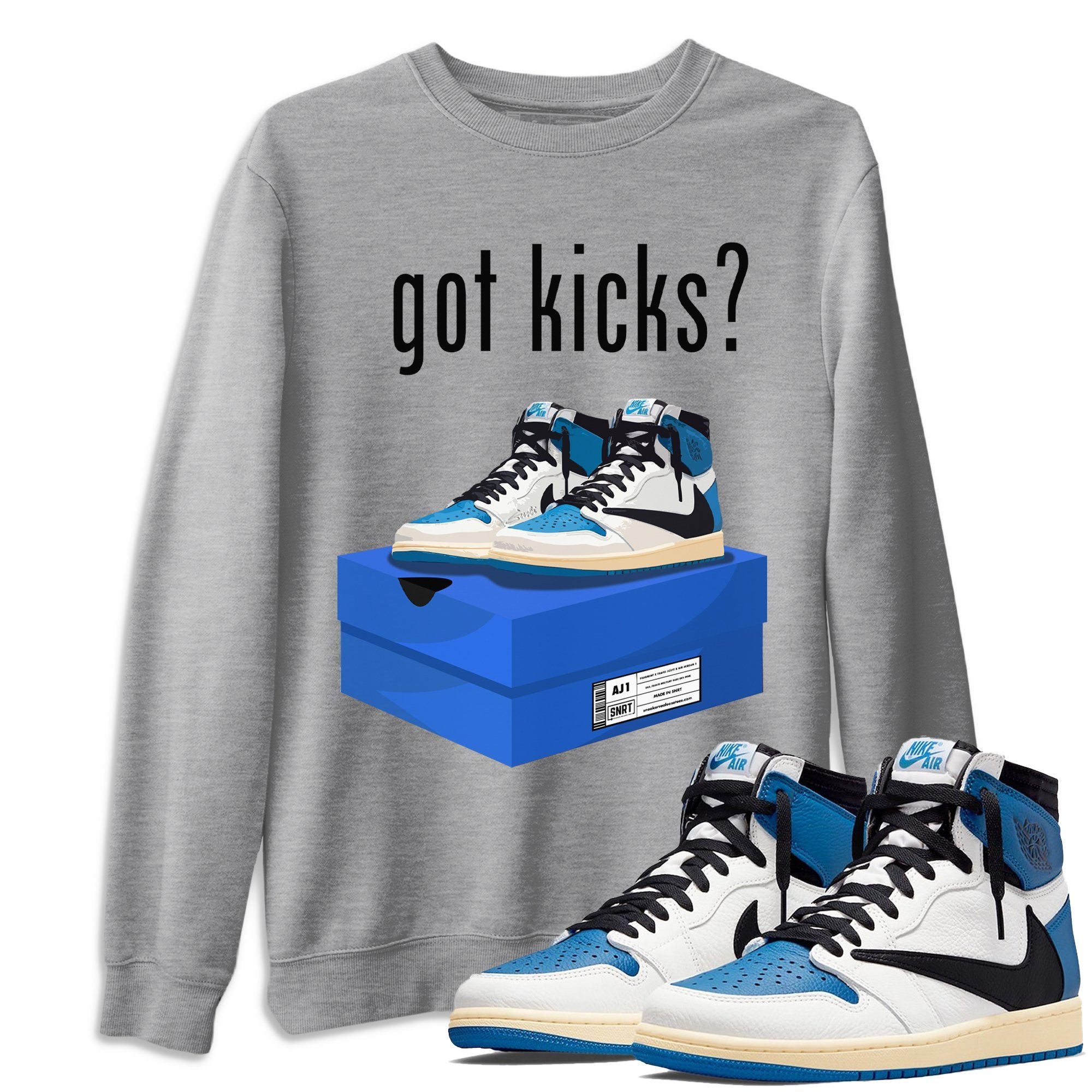 Jordan 1 Travis Scott Fragment Shirt To Match Jordans Got Kicks Sneaker Tees Jordan 1 Travis Scott Fragment Drip Gear Zone Sneaker Matching Clothing Unisex Shirts