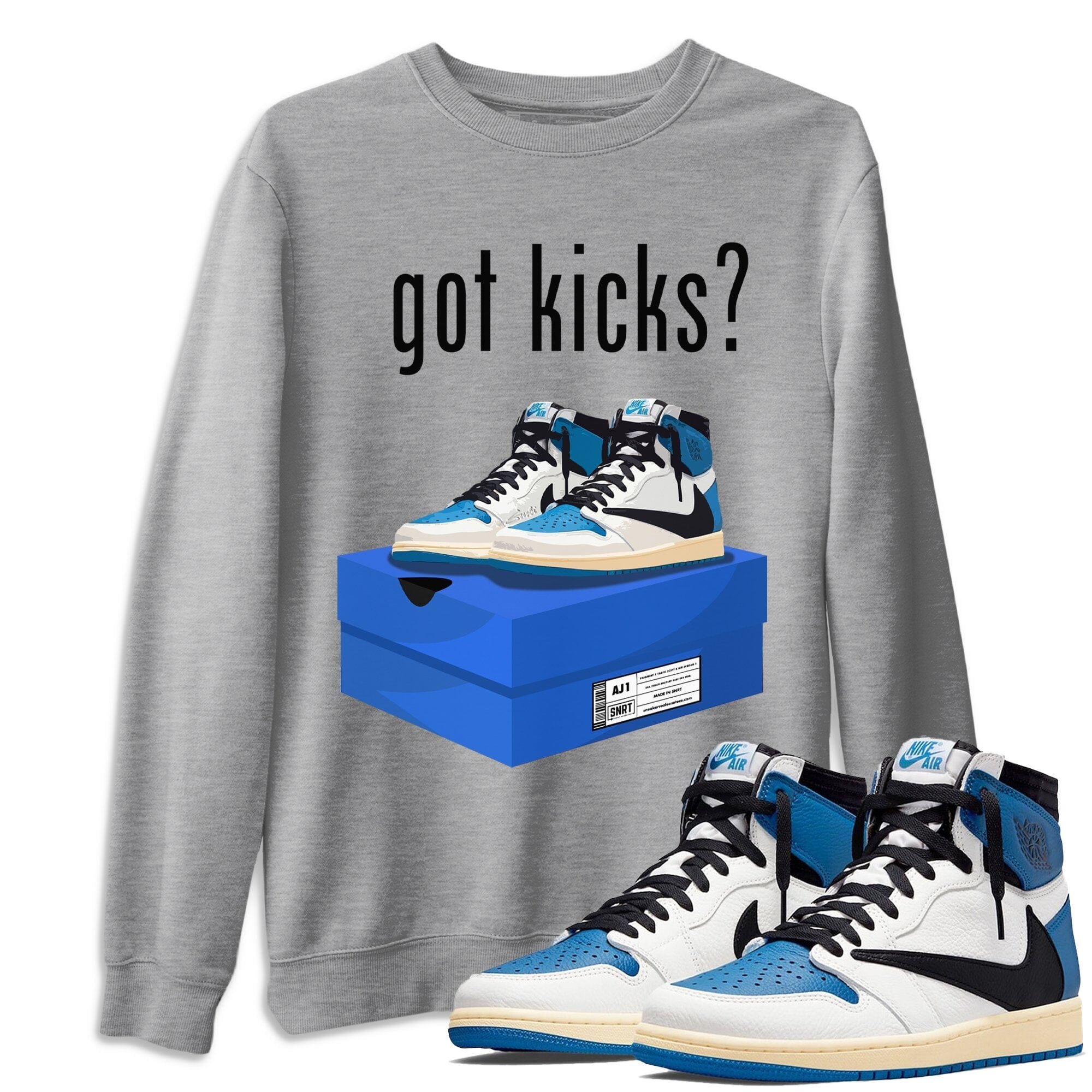 Jordan 1 Travis Scott Fragment Shirt To Match Jordans Got Kicks Sneaker Tees Jordan 1 Travis Scott Fragment Drip Gear Zone Sneaker Matching Clothing Unisex Shirts