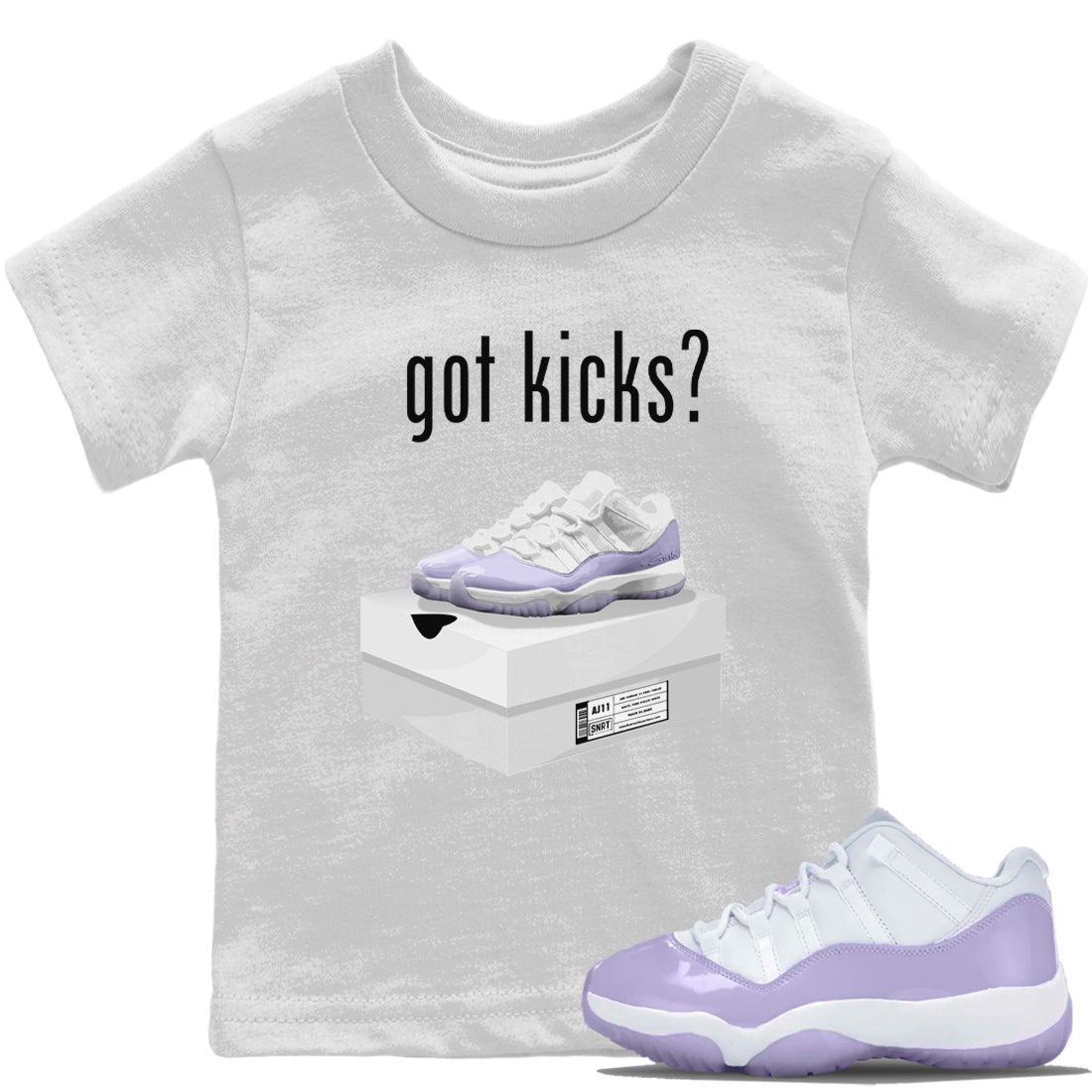 Jordan 11 Pure Violet Sneaker Matching T-Shirt Got Kicks Sneaker Tees Jordan 11 Pure Violet Sneaker Release Tees Kids Shirts