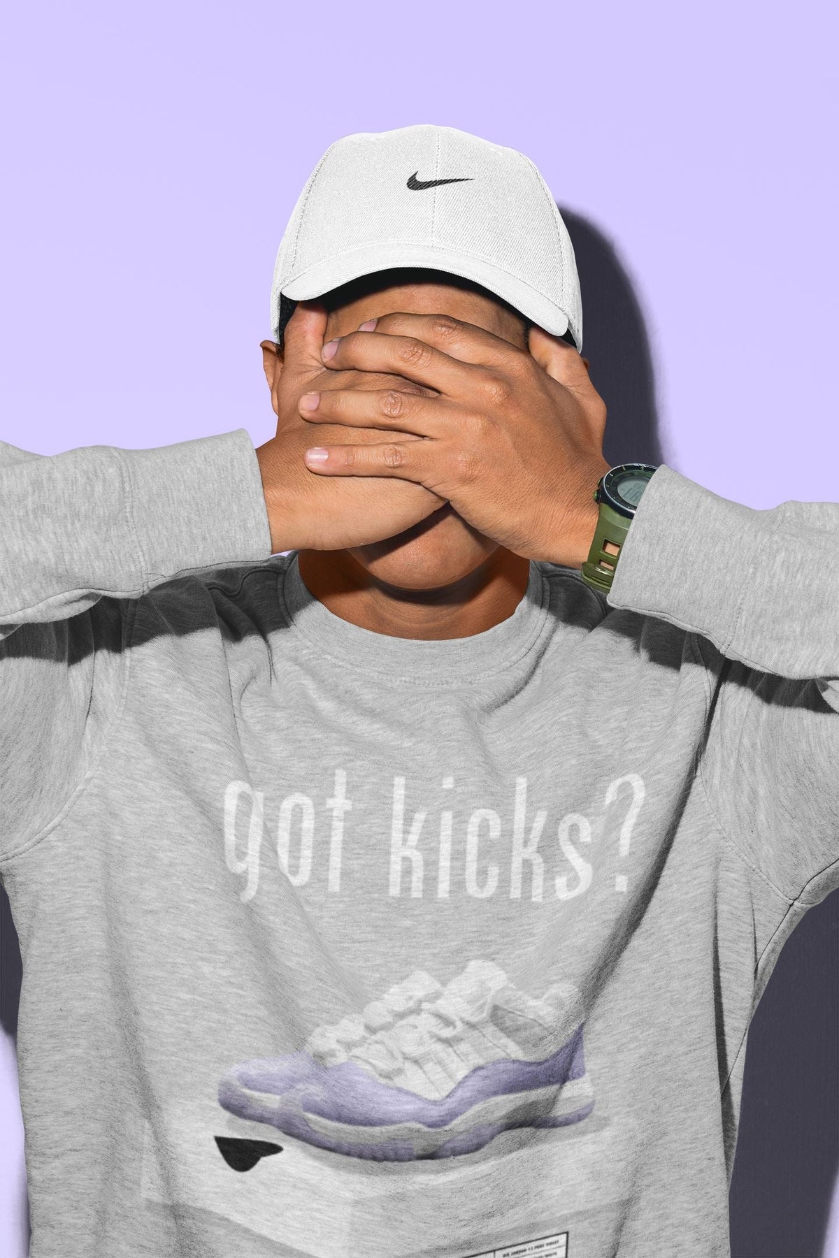 Jordan 11 Pure Violet Sneaker Matching T-Shirt Got Kicks Sneaker Tees Jordan 11 Pure Violet Sneaker Release Tees Crew Neck Tees