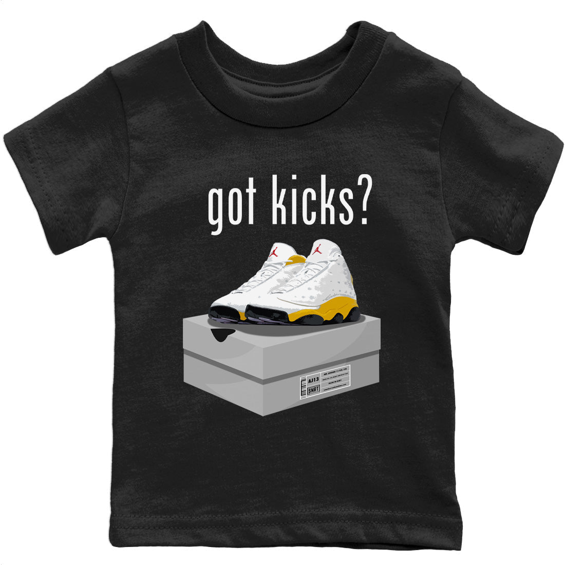 Jordan 13 Del Sol Sneaker Matching T-Shirt Got Kicks Sneaker Tees Jordan 13 Del Sol Sneaker Release Tees Kids Shirts