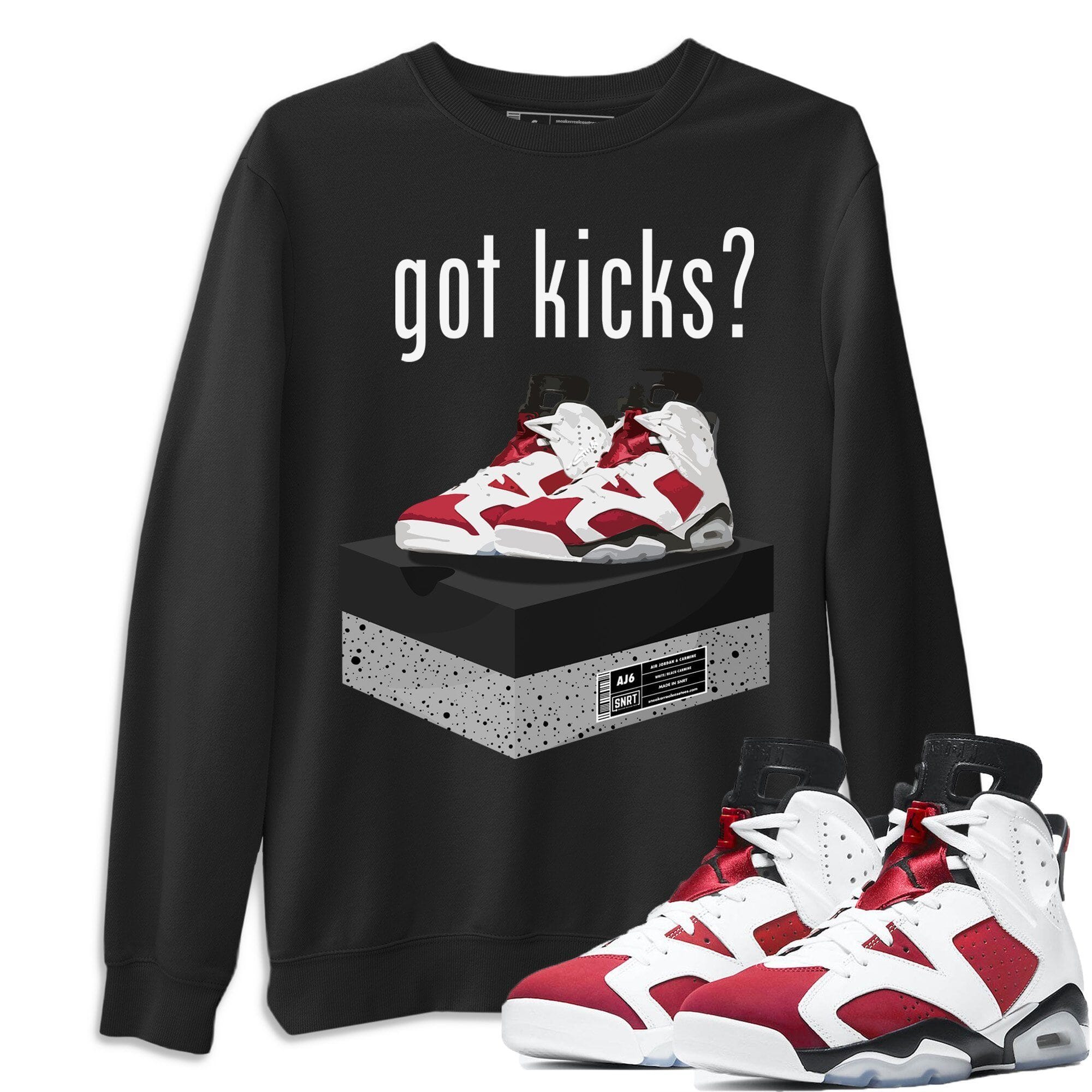 Jordan 6 Carmine Shirt To Match Jordans Got Kicks Sneaker Tees Jordan 6 Carmine Drip Gear Zone Sneaker Matching Clothing Unisex Shirts