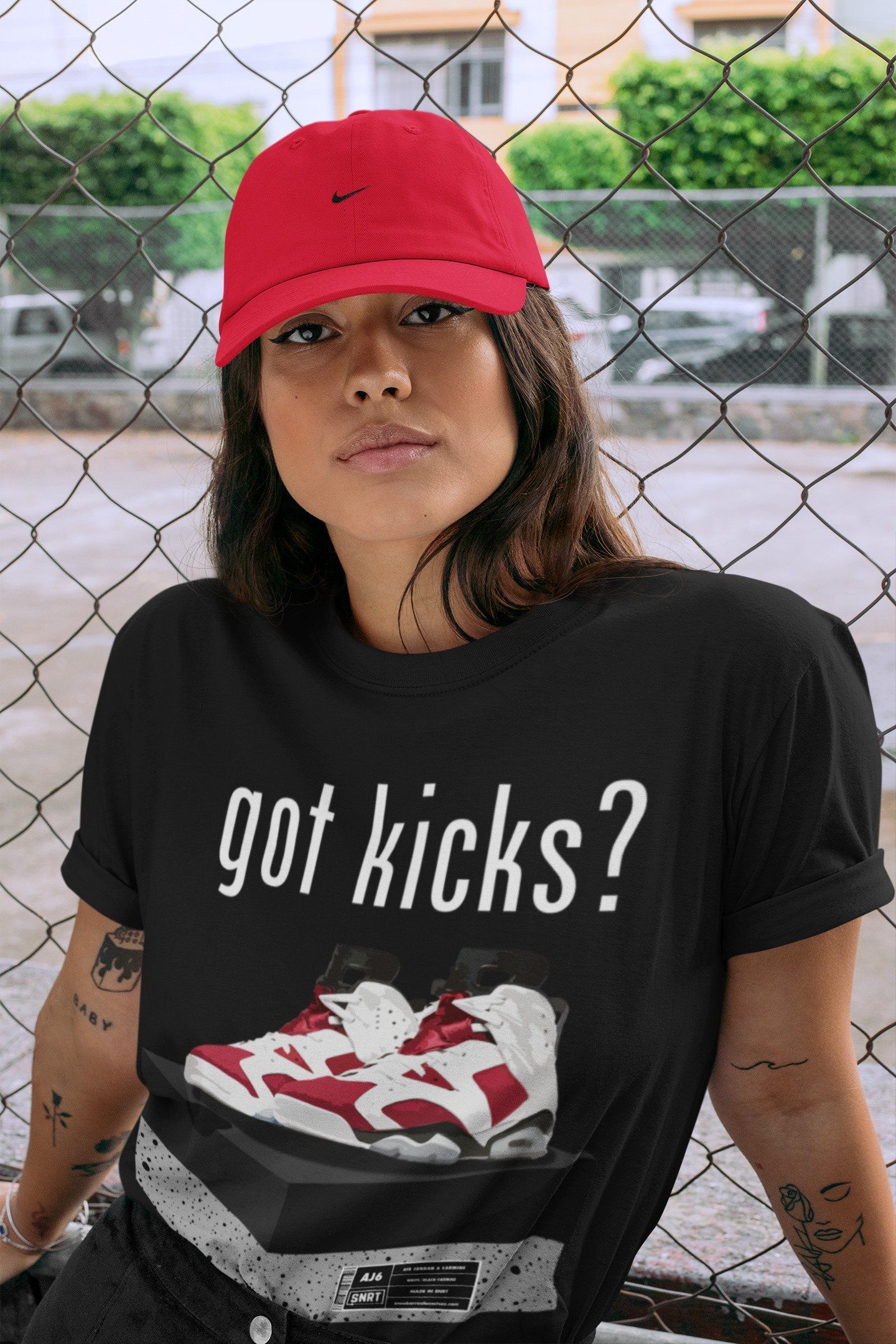 Jordan 6 Carmine Shirt To Match Jordans Got Kicks Sneaker Tees Jordan 6 Carmine Drip Gear Zone Sneaker Matching Clothing Unisex Shirts