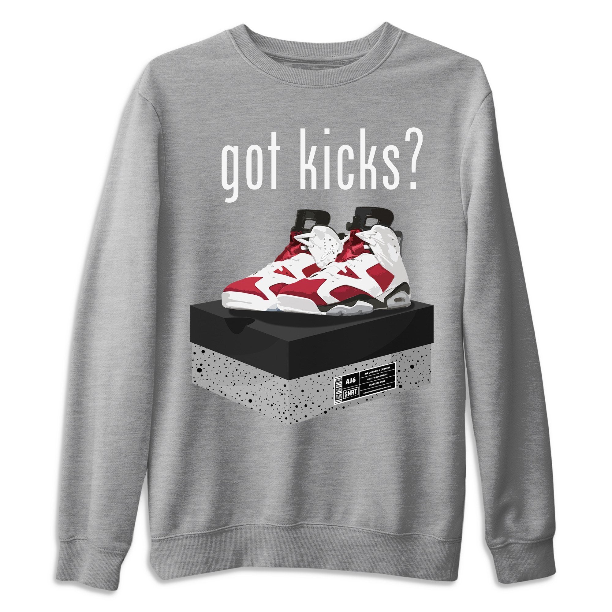 Jordan 6 Carmine Shirt To Match Jordans Got Kicks Sneaker Tees Jordan 6 Carmine Drip Gear Zone Sneaker Matching Clothing Unisex Shirts