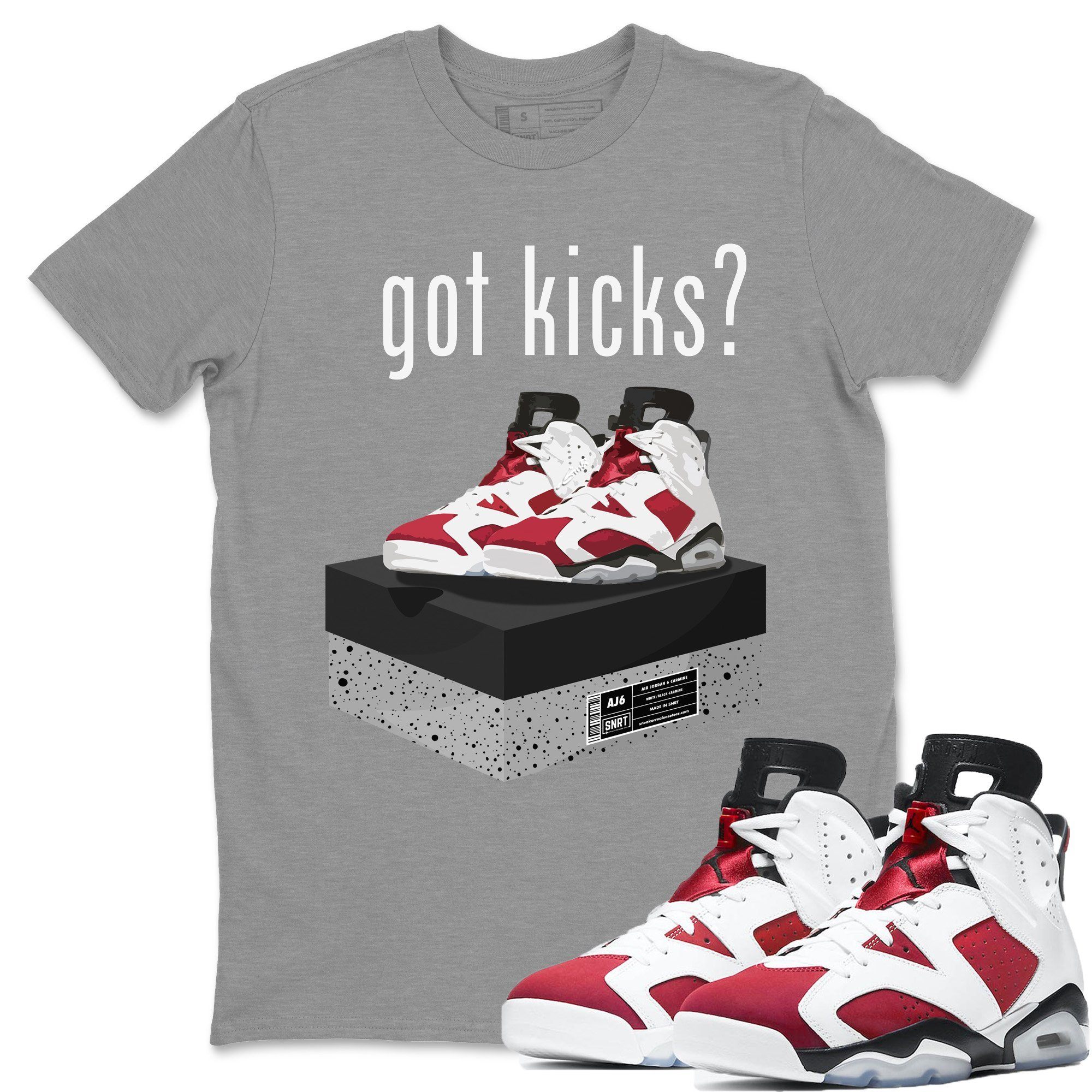 Jordan 6 Carmine Shirt To Match Jordans Got Kicks Sneaker Tees Jordan 6 Carmine Drip Gear Zone Sneaker Matching Clothing Unisex Shirts