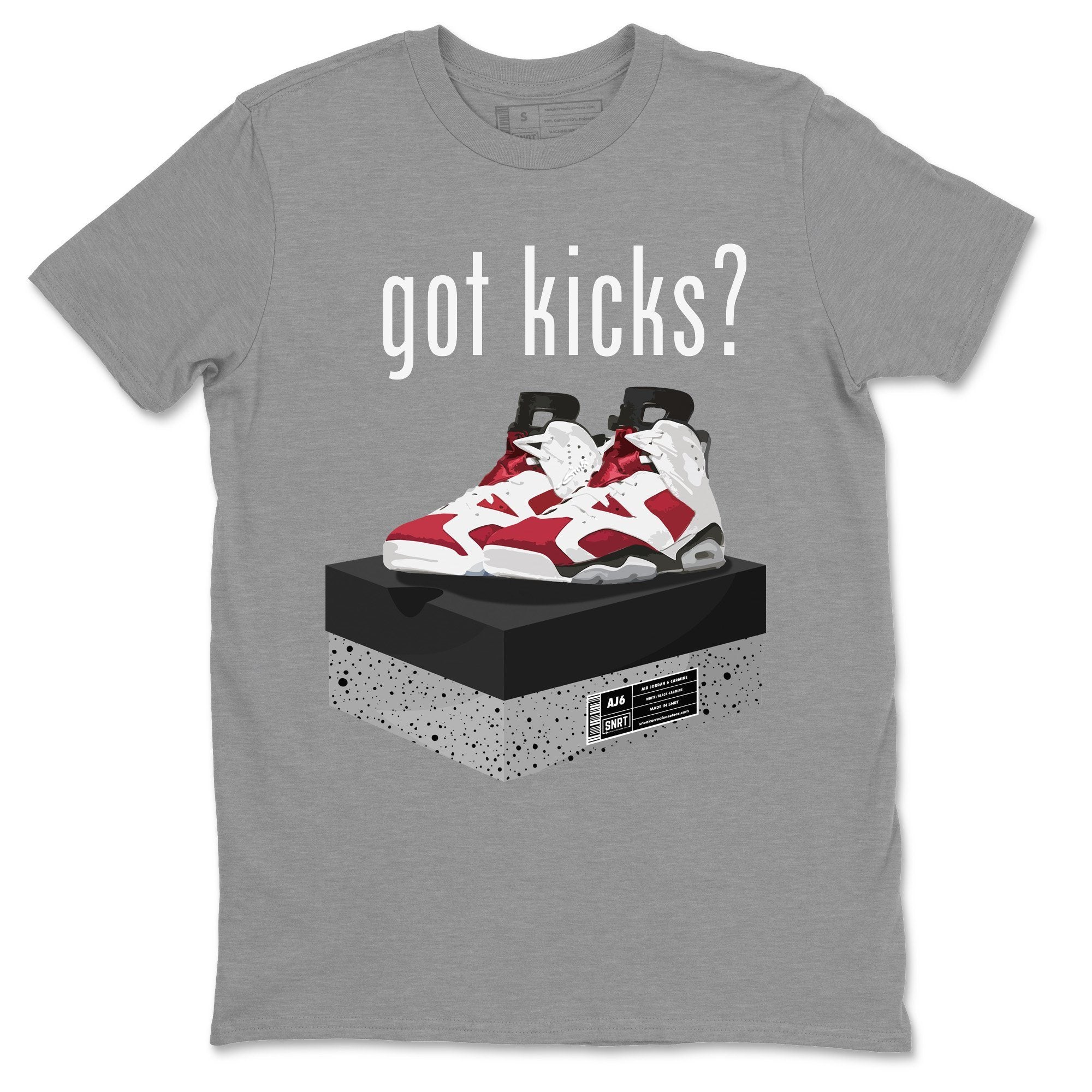 Jordan 6 Carmine Shirt To Match Jordans Got Kicks Sneaker Tees Jordan 6 Carmine Drip Gear Zone Sneaker Matching Clothing Unisex Shirts