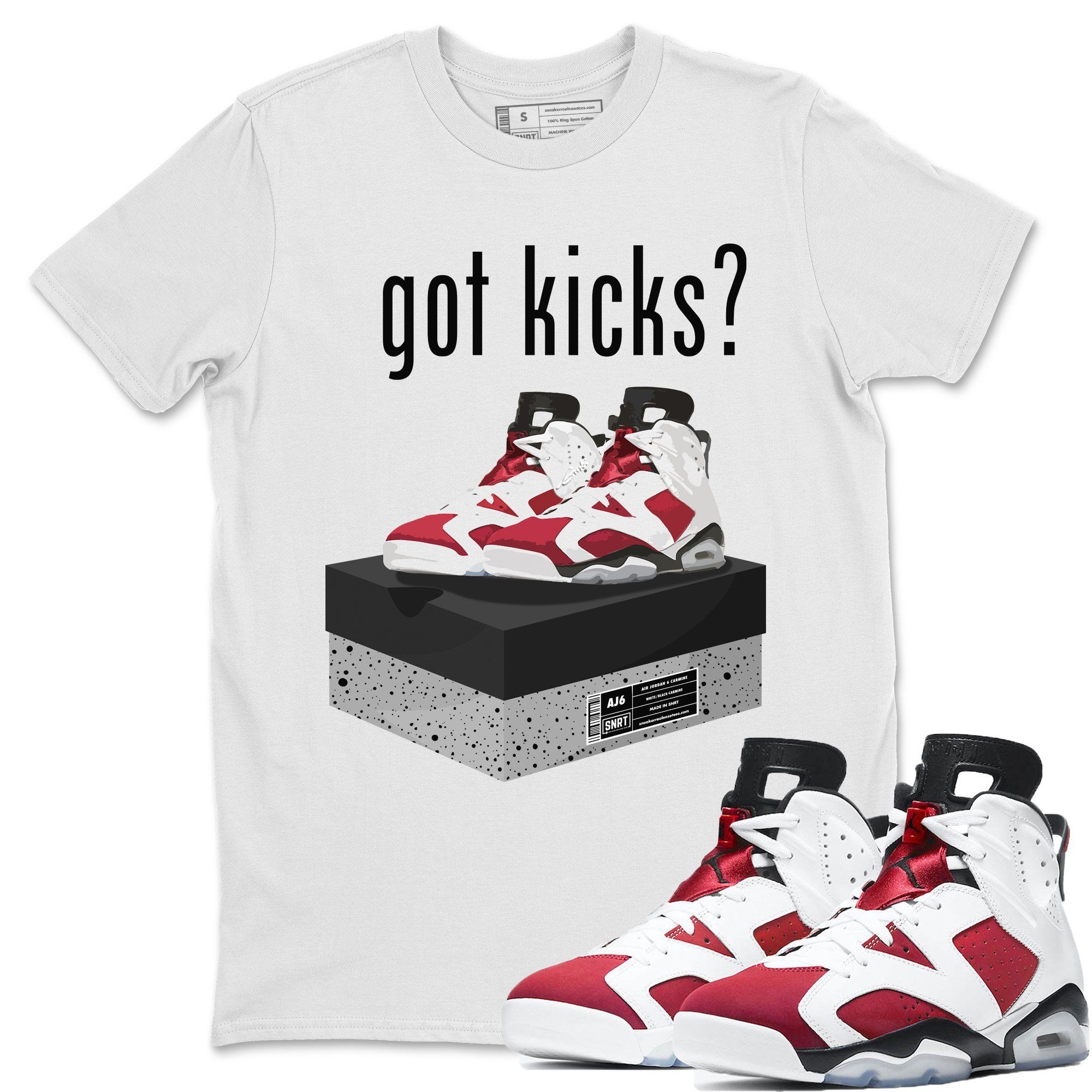 Jordan 6 Carmine Shirt To Match Jordans Got Kicks Sneaker Tees Jordan 6 Carmine Drip Gear Zone Sneaker Matching Clothing Unisex Shirts