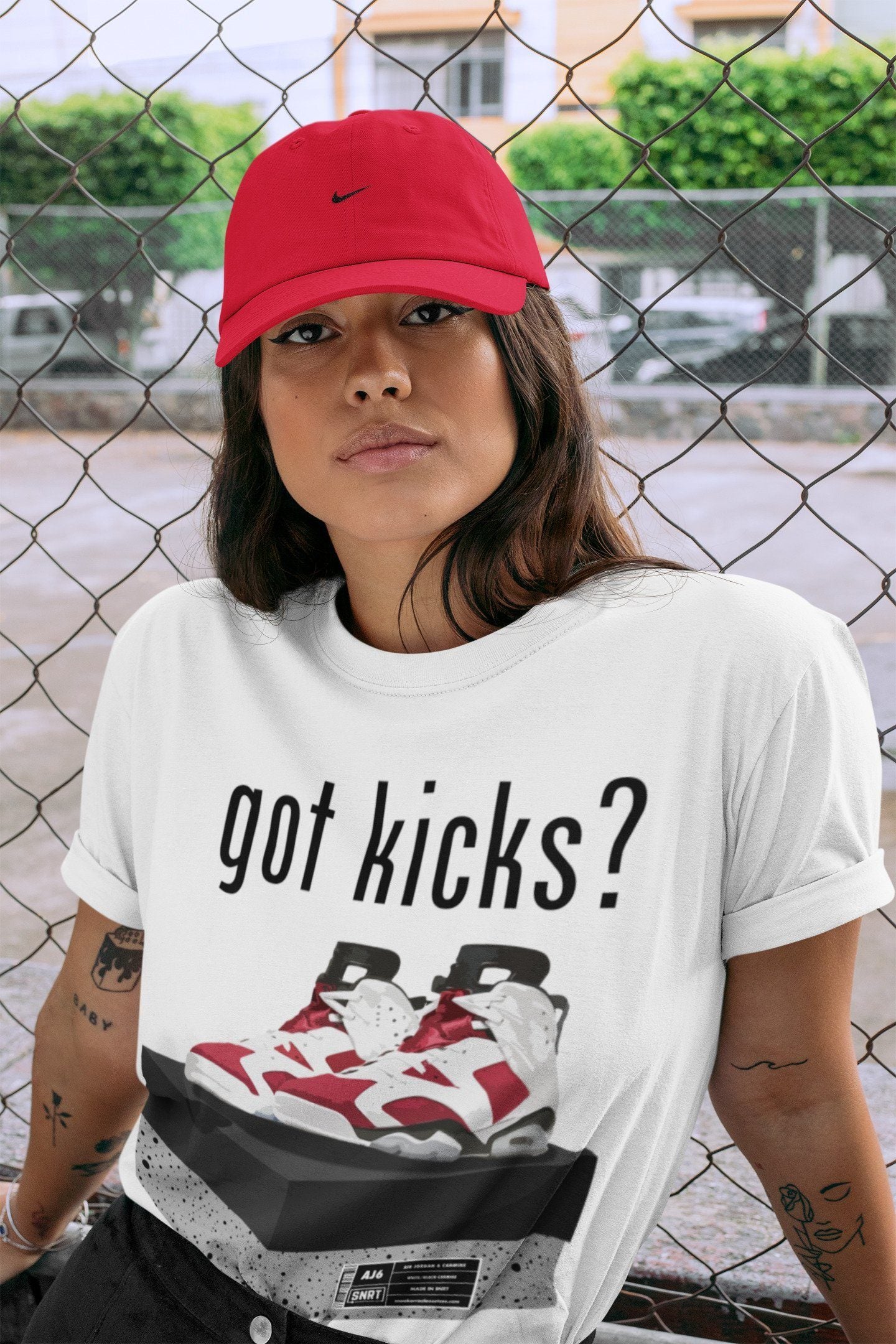 Jordan 6 Carmine Shirt To Match Jordans Got Kicks Sneaker Tees Jordan 6 Carmine Drip Gear Zone Sneaker Matching Clothing Unisex Shirts
