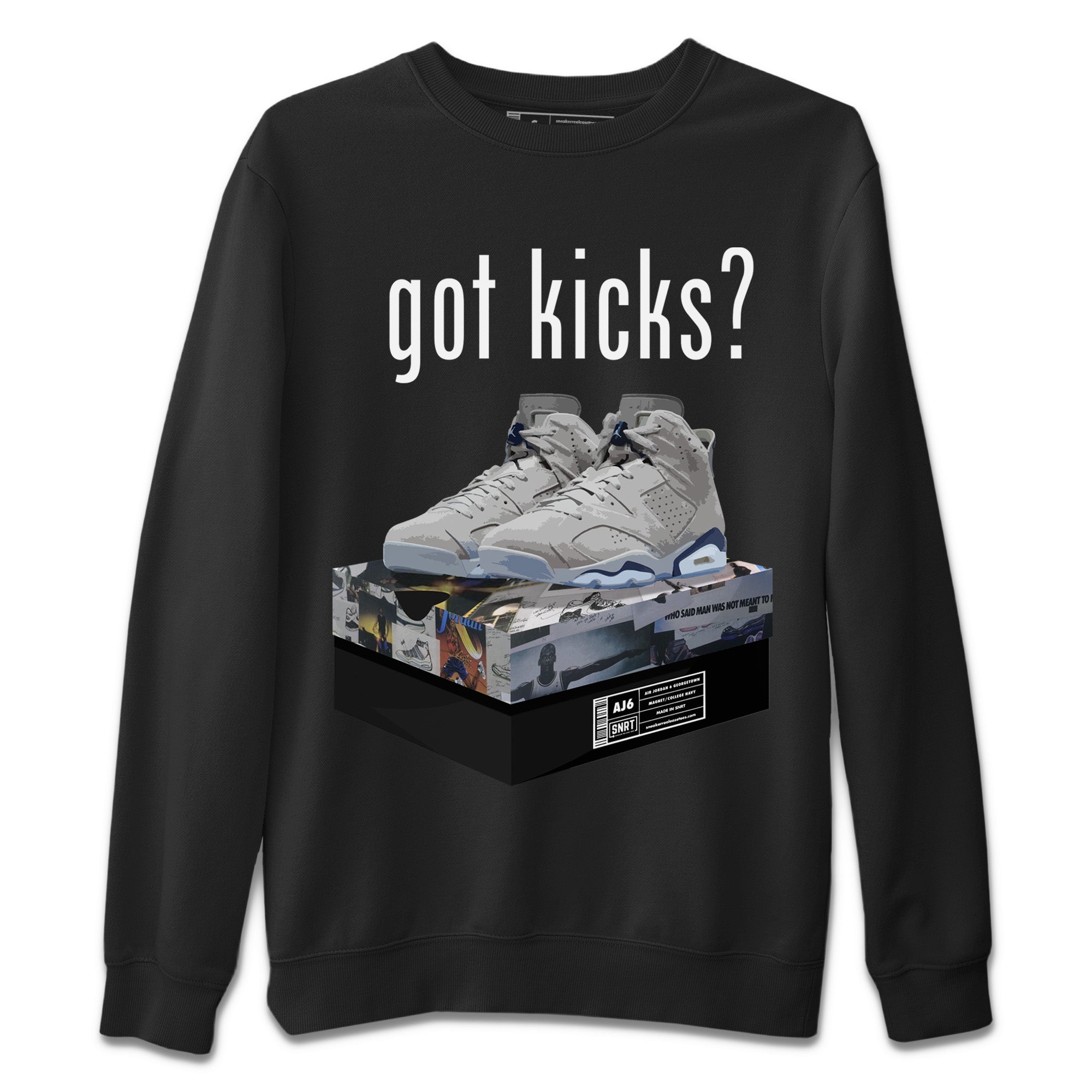 Jordan 6 Georgetown Shirt To Match Jordans Got Kicks Sneaker Tees Jordan 6 Georgetown Drip Gear Zone Sneaker Matching Clothing Unisex Shirts