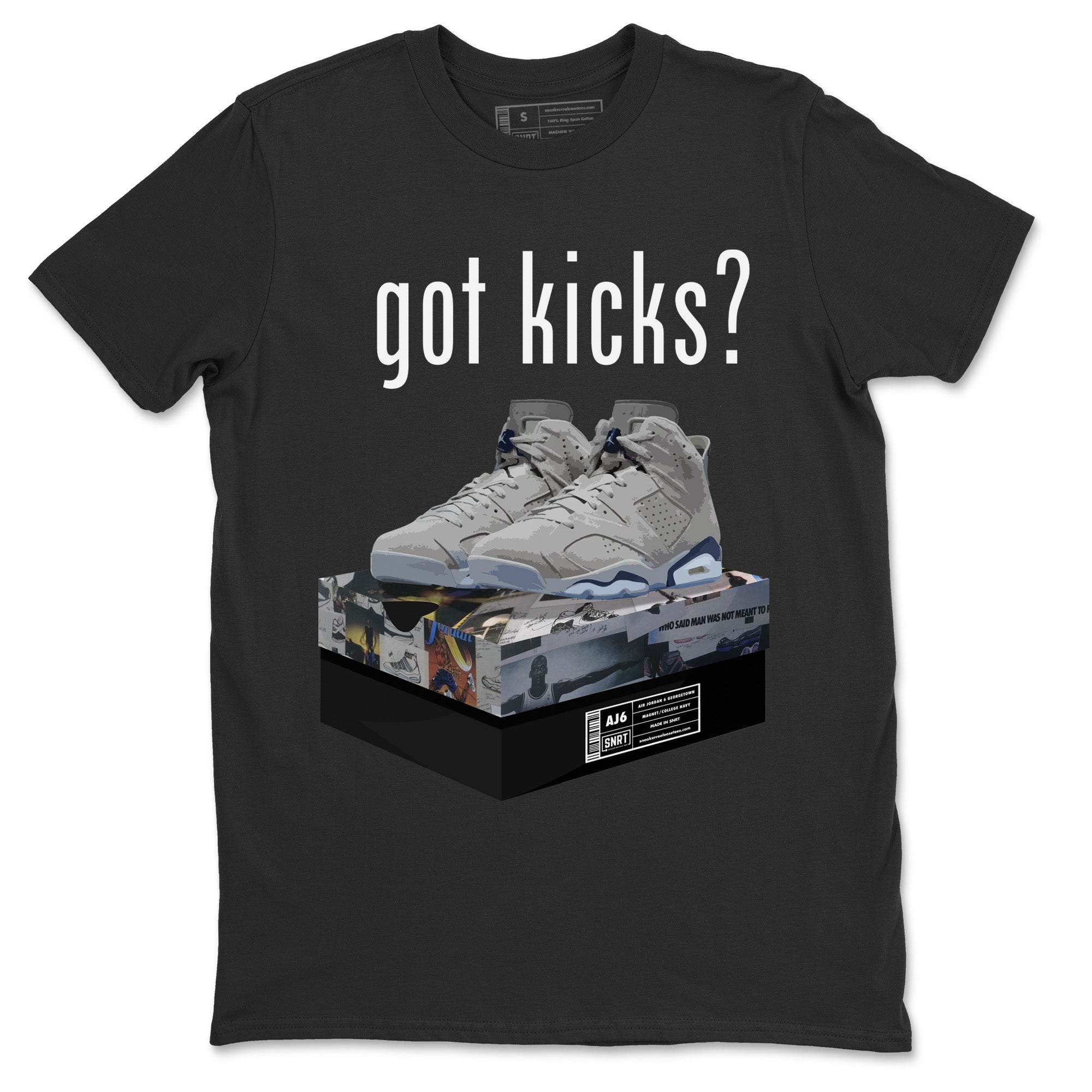 Jordan 6 Georgetown Shirt To Match Jordans Got Kicks Sneaker Tees Jordan 6 Georgetown Drip Gear Zone Sneaker Matching Clothing Unisex Shirts