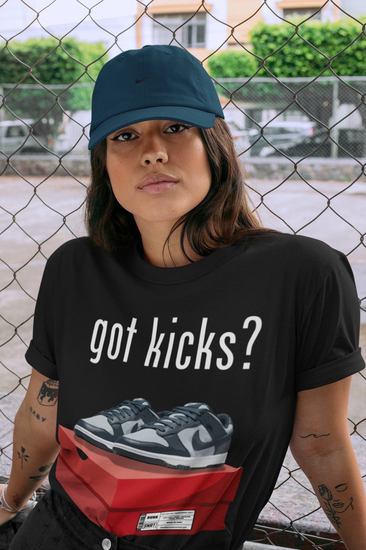 Dunk championship Grey Sneaker Match Tees Got Kicks Sneaker Tees Dunk championship Grey Jordan to match sneaker T-Shirt Crew Neck Shirts