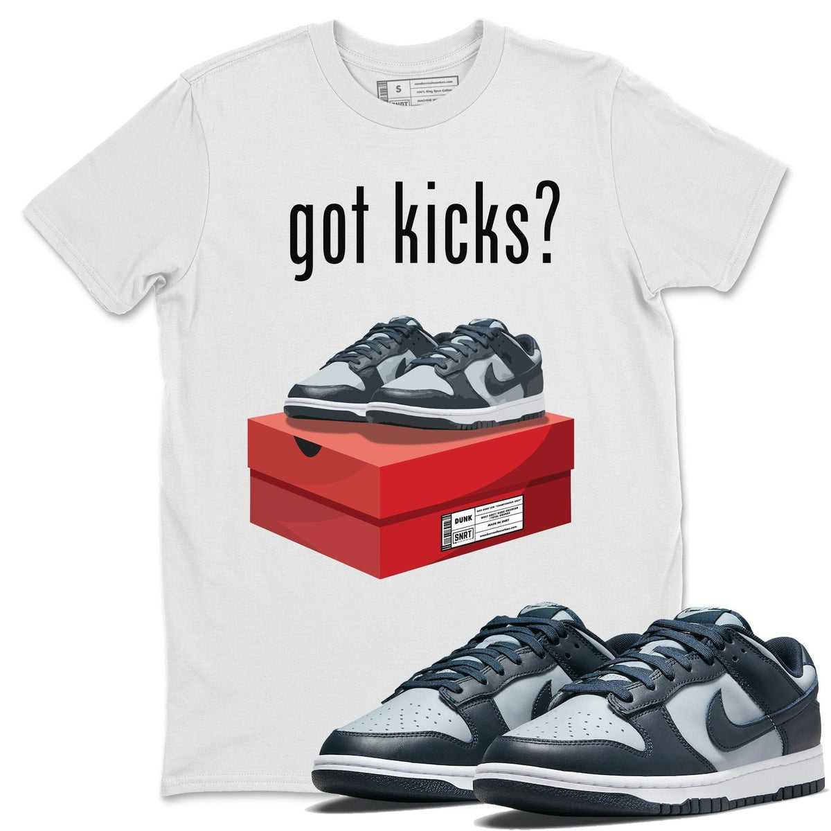 Dunk championship Grey Sneaker Match Tees Got Kicks Sneaker Tees Dunk championship Grey Jordan to match sneaker T-Shirt Crew Neck Shirts