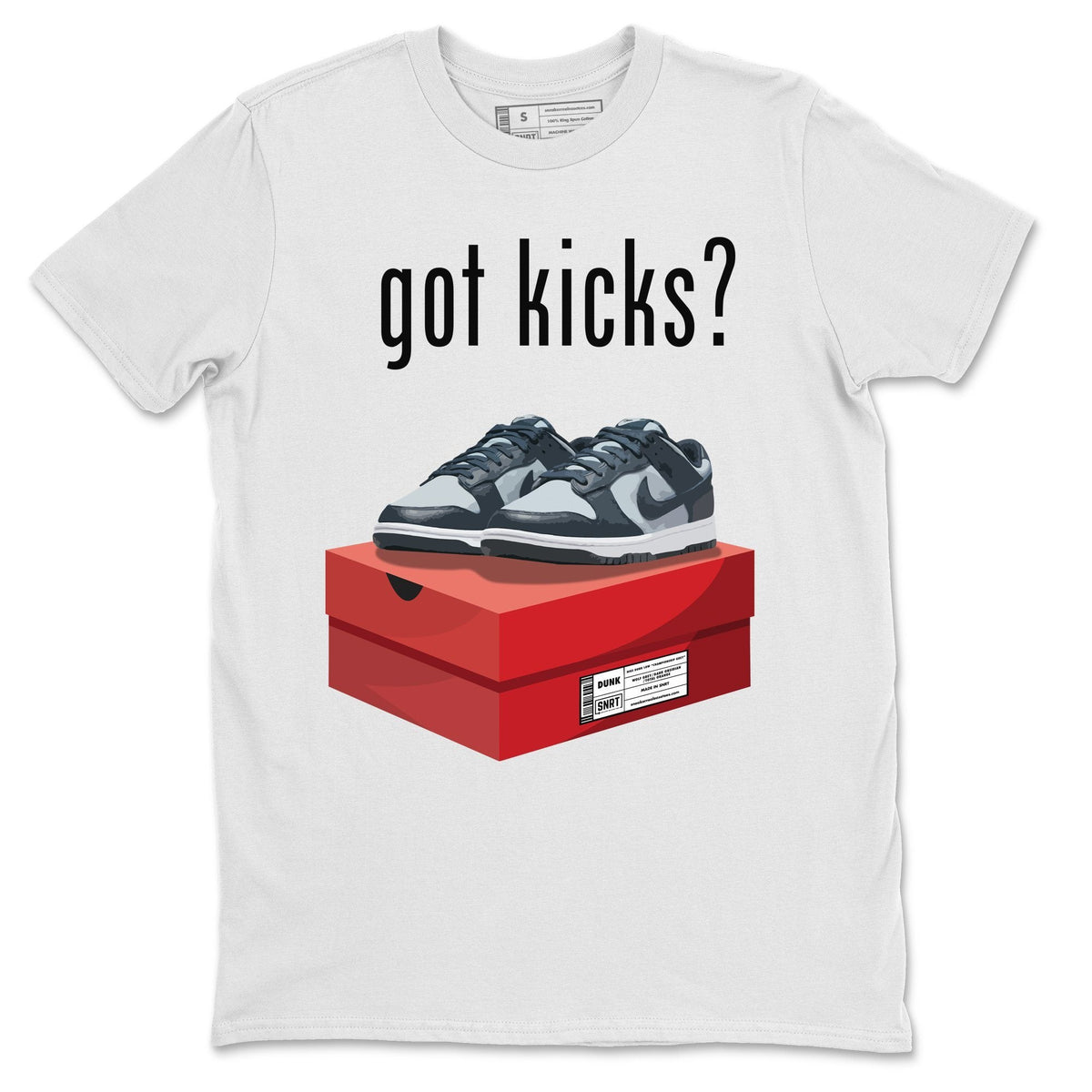 Dunk championship Grey Sneaker Match Tees Got Kicks Sneaker Tees Dunk championship Grey Jordan to match sneaker T-Shirt Crew Neck Shirts