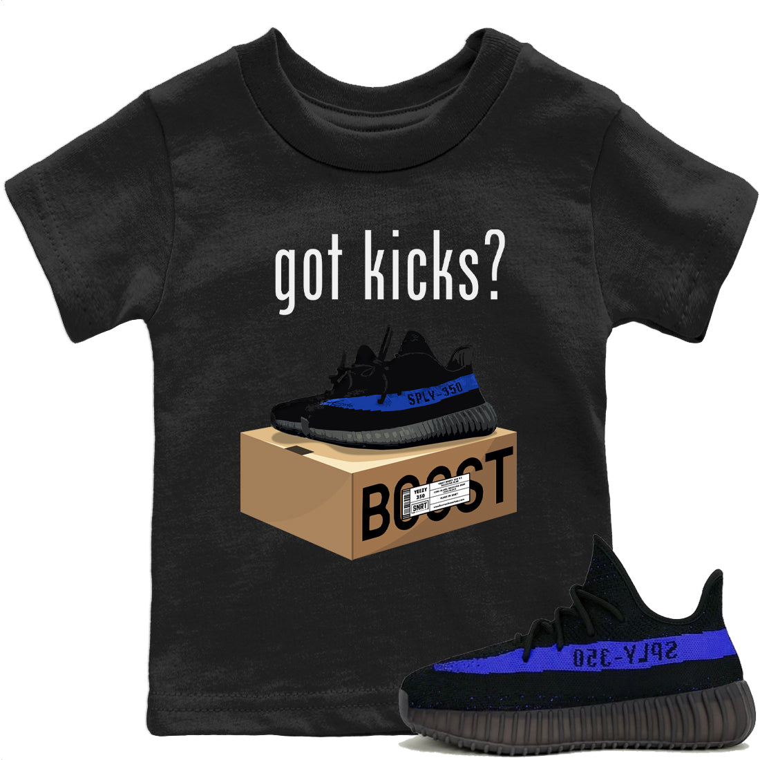 Yeezy 350 Dazzling Blue Shirt To Match Jordans Got Kicks Sneaker Tees Yeezy 350 Dazzling Blue Drip Gear Zone Sneaker Matching Clothing Kids Shirts
