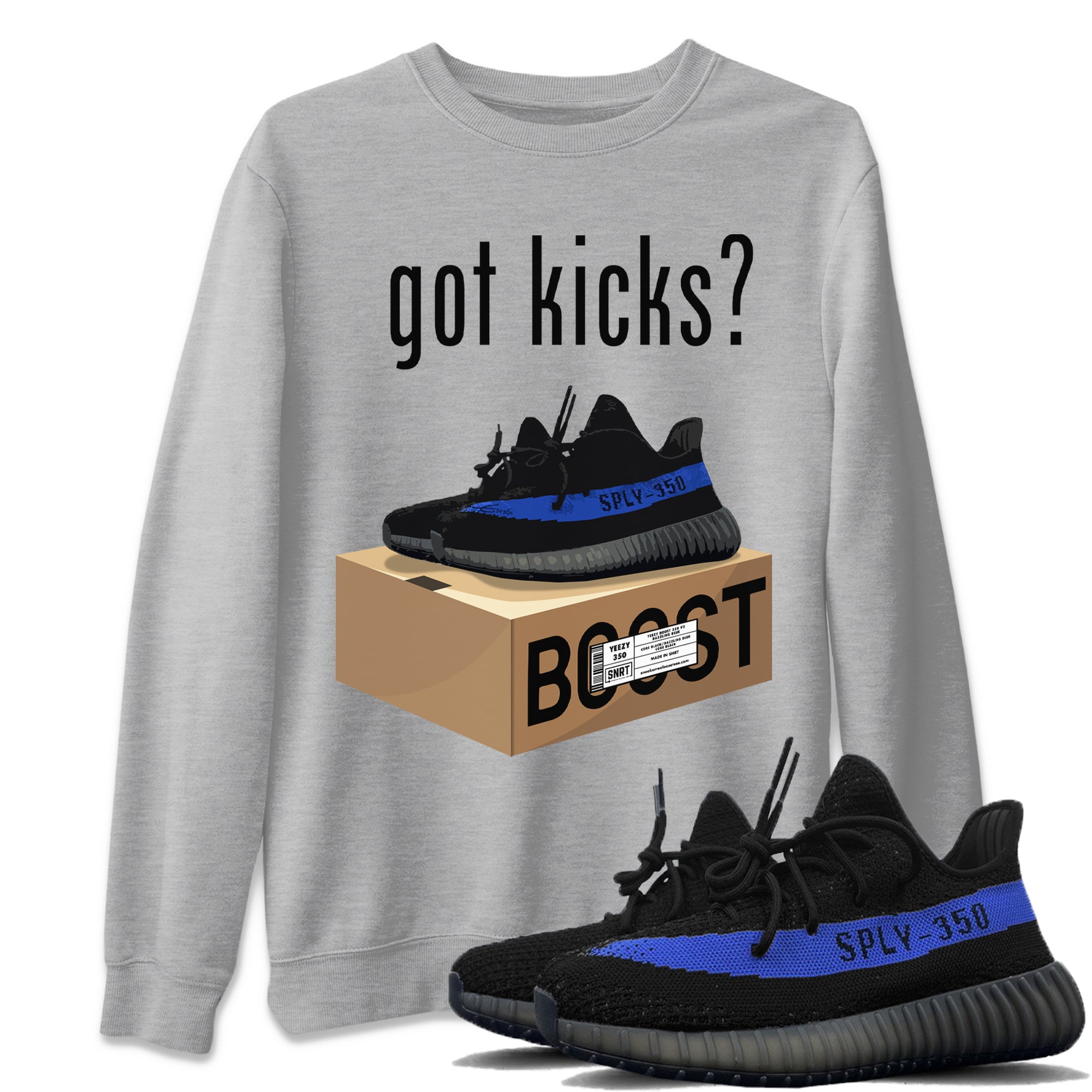 Yeezy 350 Dazzling Blue Shirt To Match Jordans Got Kicks Sneaker Tees Yeezy 350 Dazzling Blue Drip Gear Zone Sneaker Matching Clothing Unisex Shirts