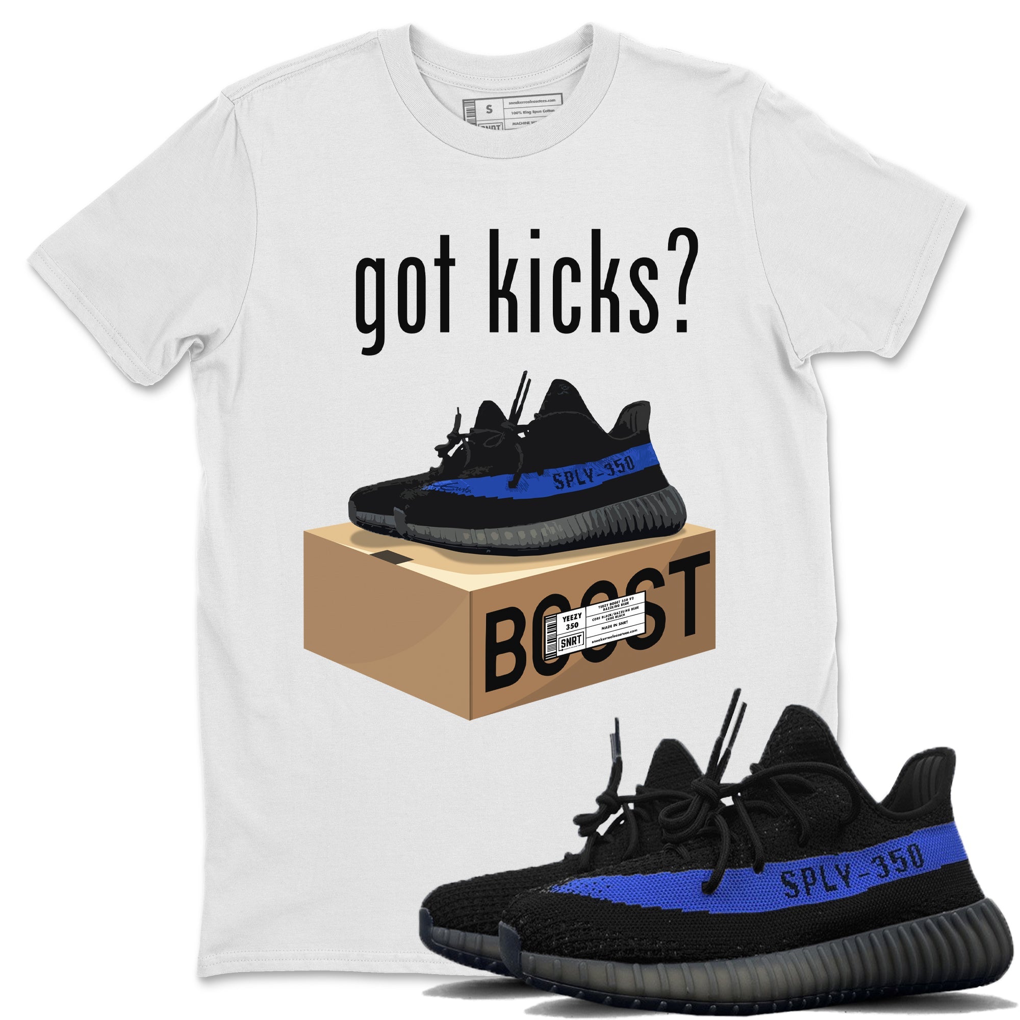 Yeezy 350 Dazzling Blue Shirt To Match Jordans Got Kicks Sneaker Tees Yeezy 350 Dazzling Blue Drip Gear Zone Sneaker Matching Clothing Unisex Shirts