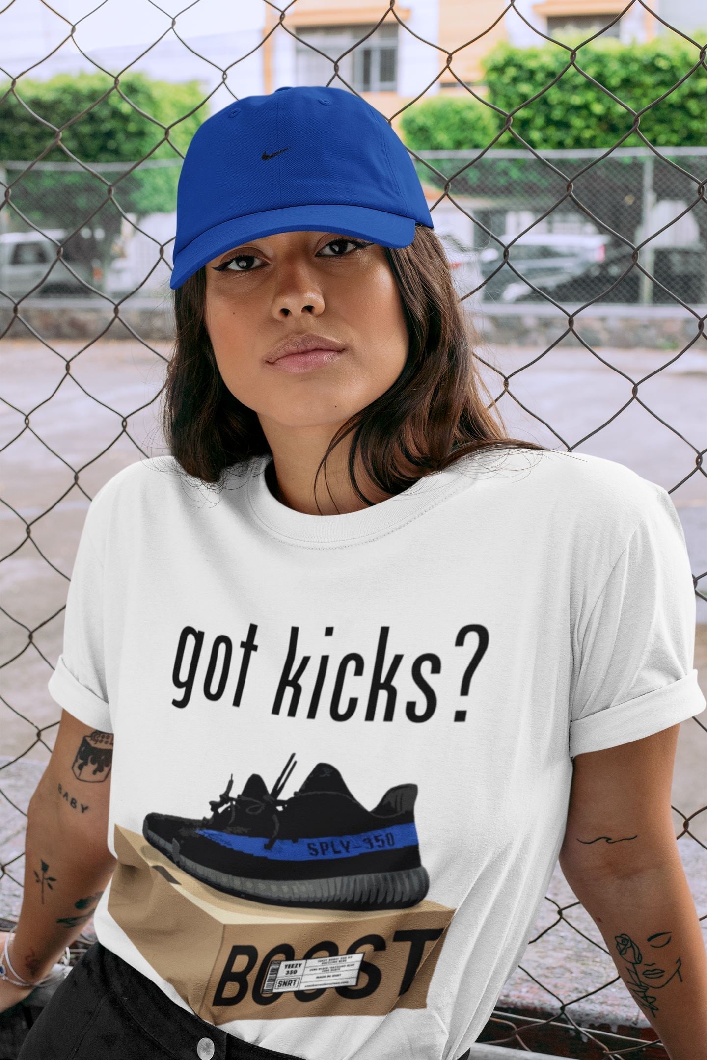 Yeezy 350 Dazzling Blue Shirt To Match Jordans Got Kicks Sneaker Tees Yeezy 350 Dazzling Blue Drip Gear Zone Sneaker Matching Clothing Unisex Shirts
