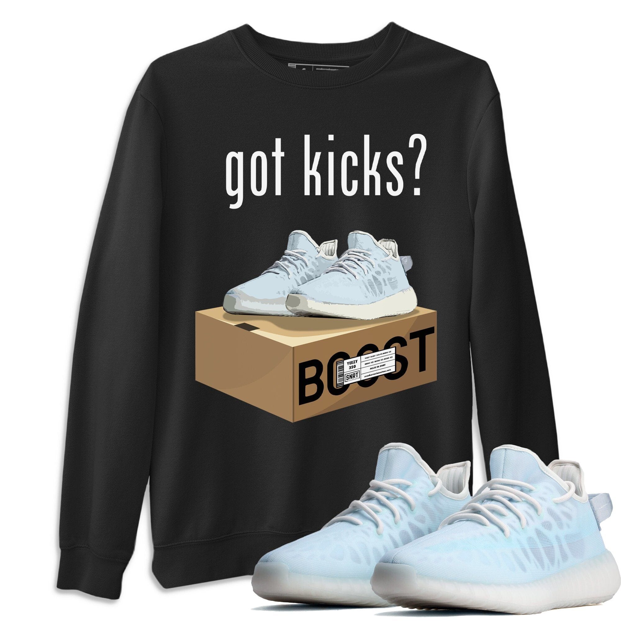 Yeezy 350 Mono Ice Shirt To Match Jordans Got Kicks Sneaker Tees Yeezy 350 Mono Ice Drip Gear Zone Sneaker Matching Clothing Unisex Shirts