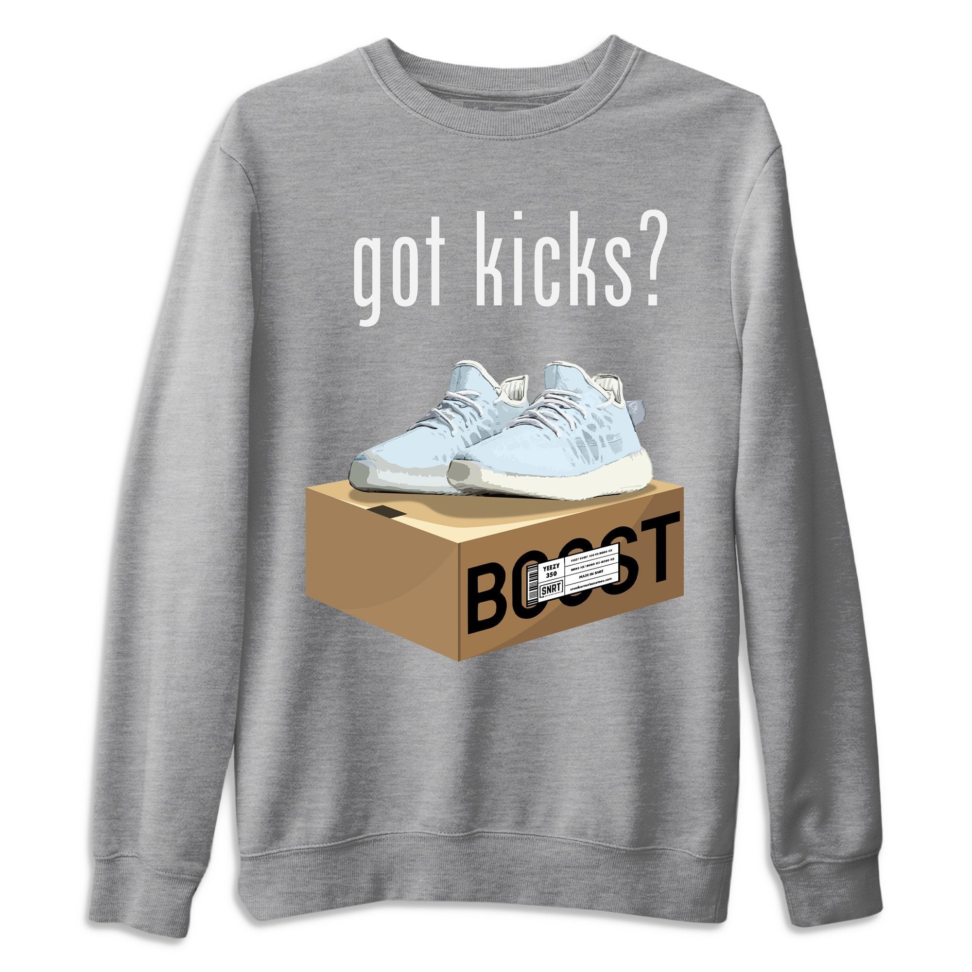 Yeezy 350 Mono Ice Shirt To Match Jordans Got Kicks Sneaker Tees Yeezy 350 Mono Ice Drip Gear Zone Sneaker Matching Clothing Unisex Shirts