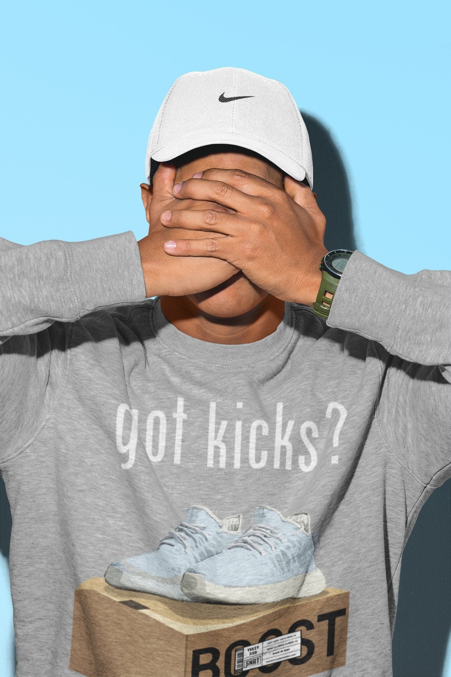 Yeezy 350 Mono Ice Shirt To Match Jordans Got Kicks Sneaker Tees Yeezy 350 Mono Ice Drip Gear Zone Sneaker Matching Clothing Unisex Shirts