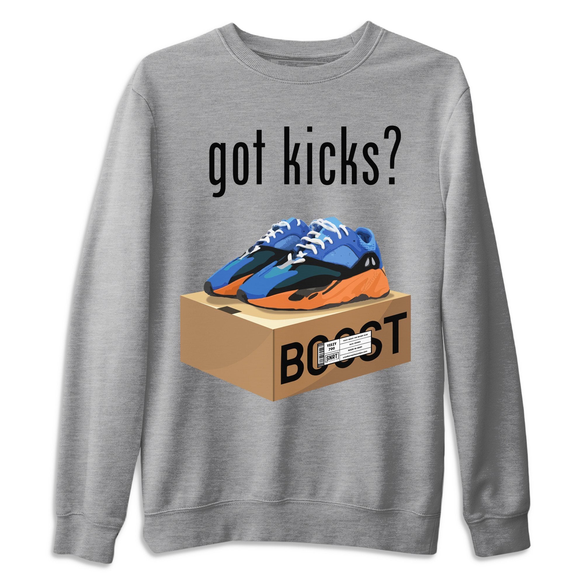 Yeezy 700 Bright Blue Shirt To Match Jordans Got Kicks Sneaker Tees Yeezy 700 Bright Blue Drip Gear Zone Sneaker Matching Clothing Unisex Shirts