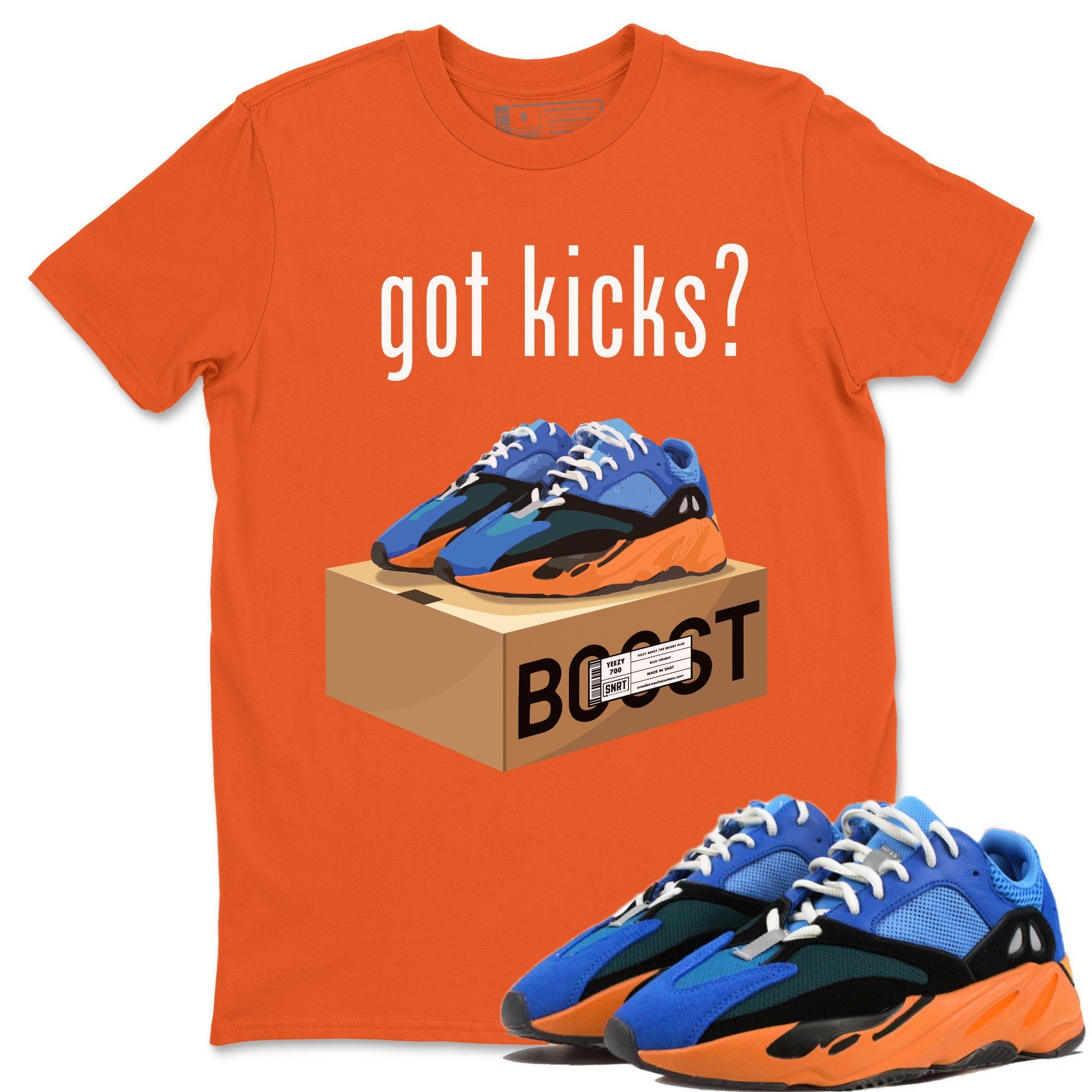 Yeezy 700 Bright Blue Shirt To Match Jordans Got Kicks Sneaker Tees Yeezy 700 Bright Blue Drip Gear Zone Sneaker Matching Clothing Unisex Shirts