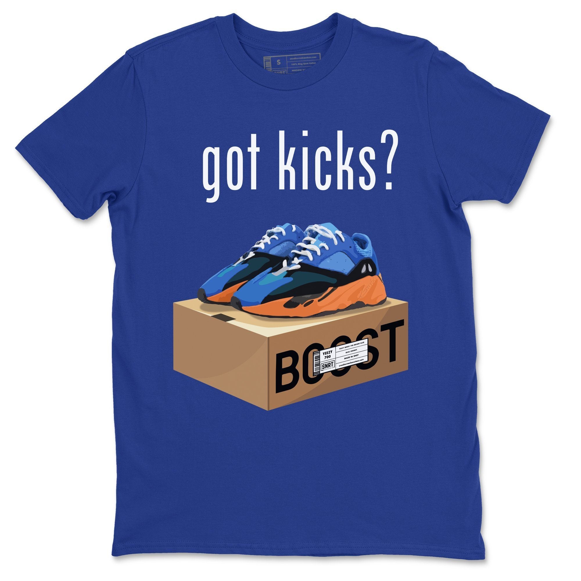 Yeezy 700 Bright Blue Shirt To Match Jordans Got Kicks Sneaker Tees Yeezy 700 Bright Blue Drip Gear Zone Sneaker Matching Clothing Unisex Shirts