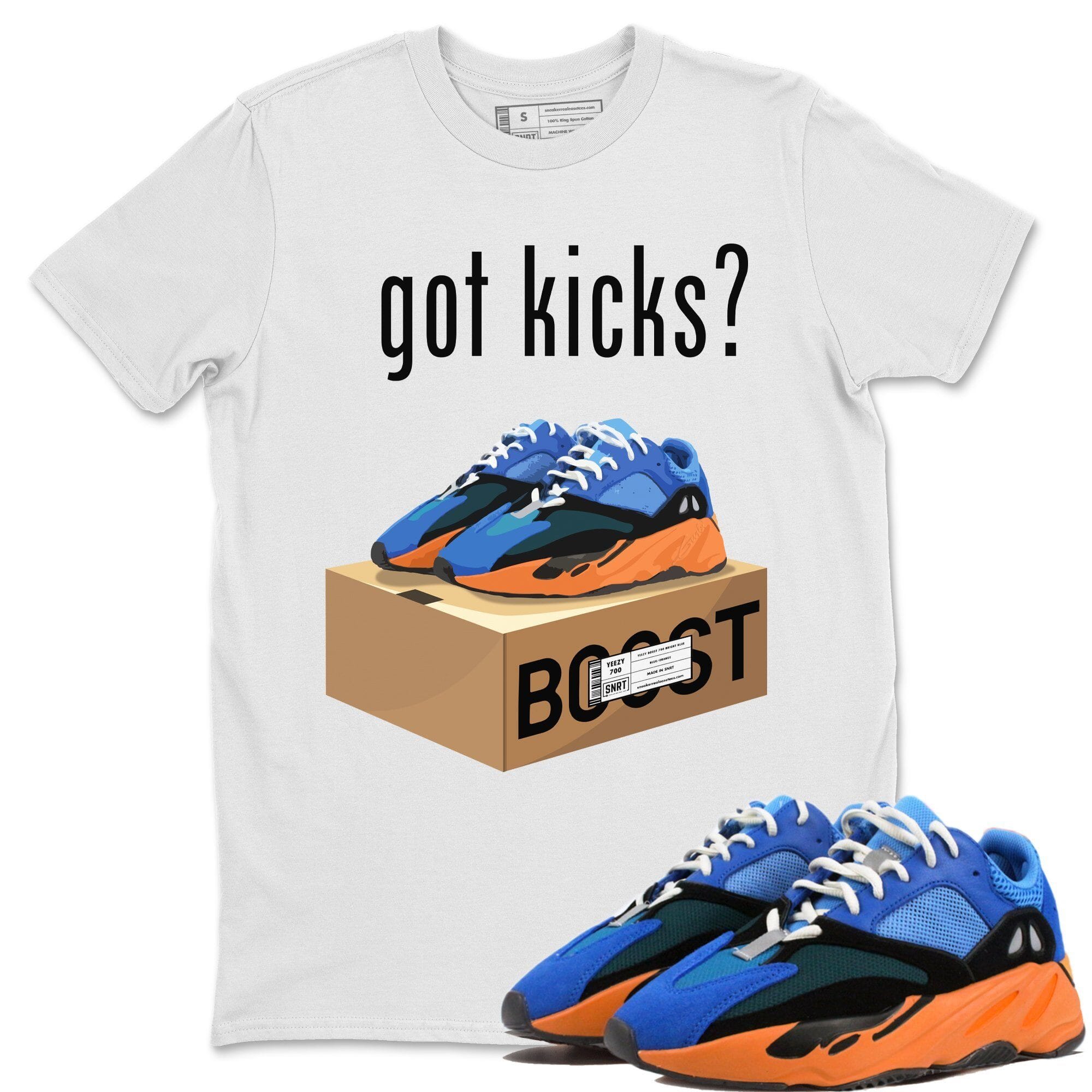 Yeezy 700 Bright Blue Shirt To Match Jordans Got Kicks Sneaker Tees Yeezy 700 Bright Blue Drip Gear Zone Sneaker Matching Clothing Unisex Shirts