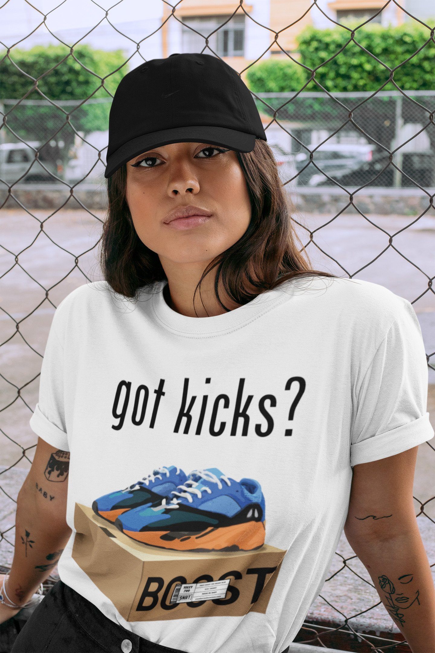 Yeezy 700 Bright Blue Shirt To Match Jordans Got Kicks Sneaker Tees Yeezy 700 Bright Blue Drip Gear Zone Sneaker Matching Clothing Unisex Shirts