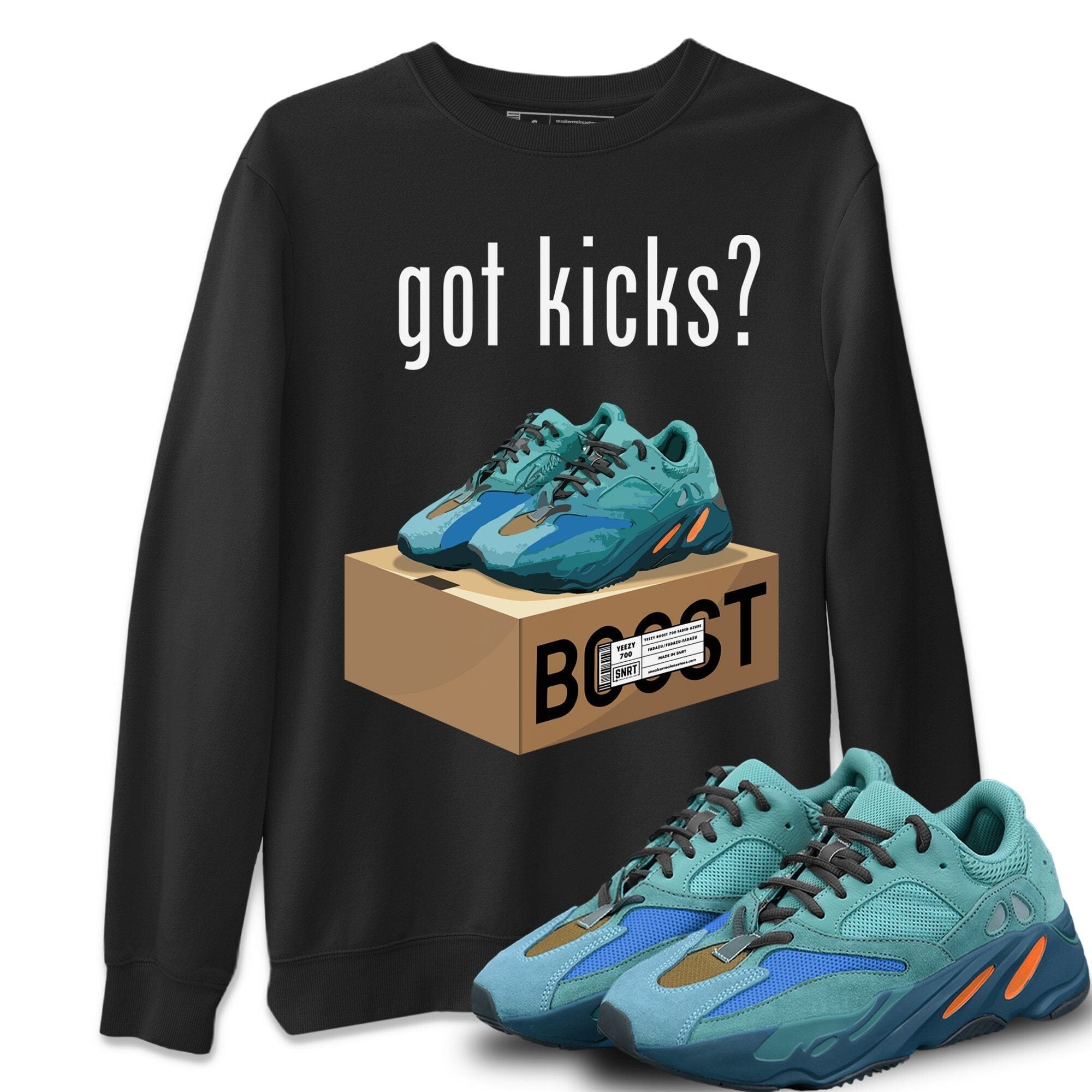 Yeezy 700 Faded Azure Shirt To Match Jordans Got Kicks Sneaker Tees Yeezy 700 Faded Azure Drip Gear Zone Sneaker Matching Clothing Unisex Shirts