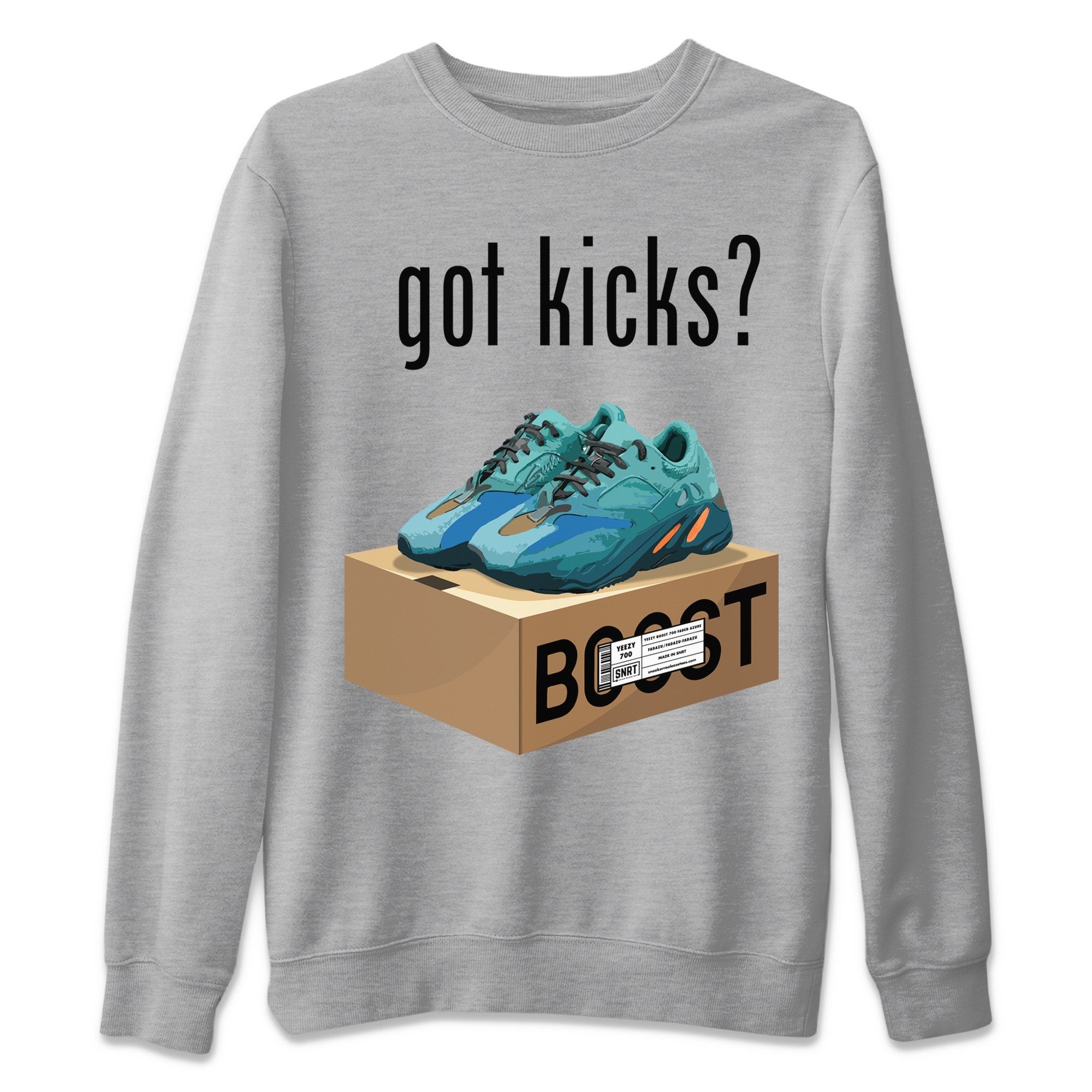 Yeezy 700 Faded Azure Shirt To Match Jordans Got Kicks Sneaker Tees Yeezy 700 Faded Azure Drip Gear Zone Sneaker Matching Clothing Unisex Shirts