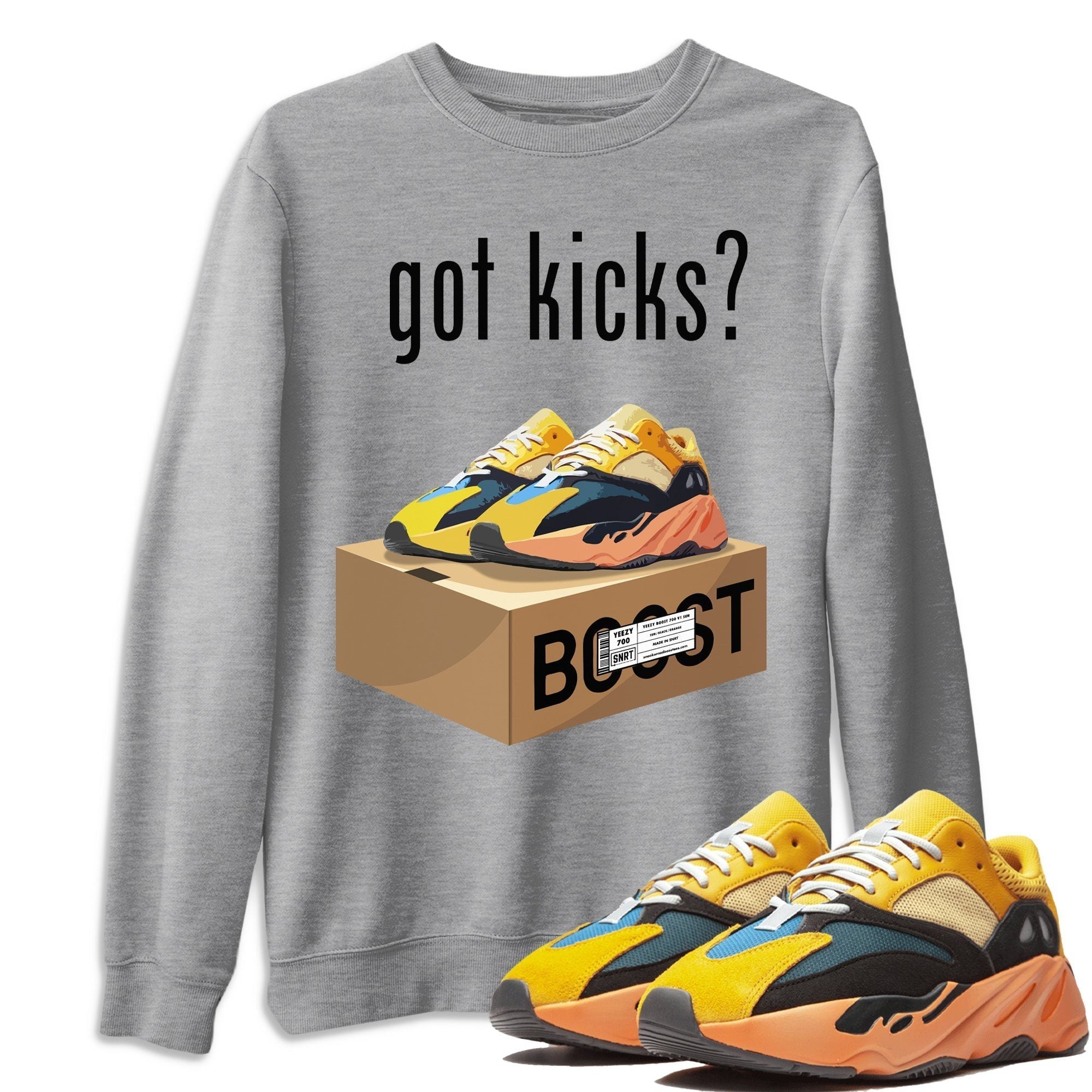 Yeezy 700 Sun Shirt To Match Jordans Got Kicks Sneaker Tees Yeezy 700 Sun Drip Gear Zone Sneaker Matching Clothing Unisex Shirts