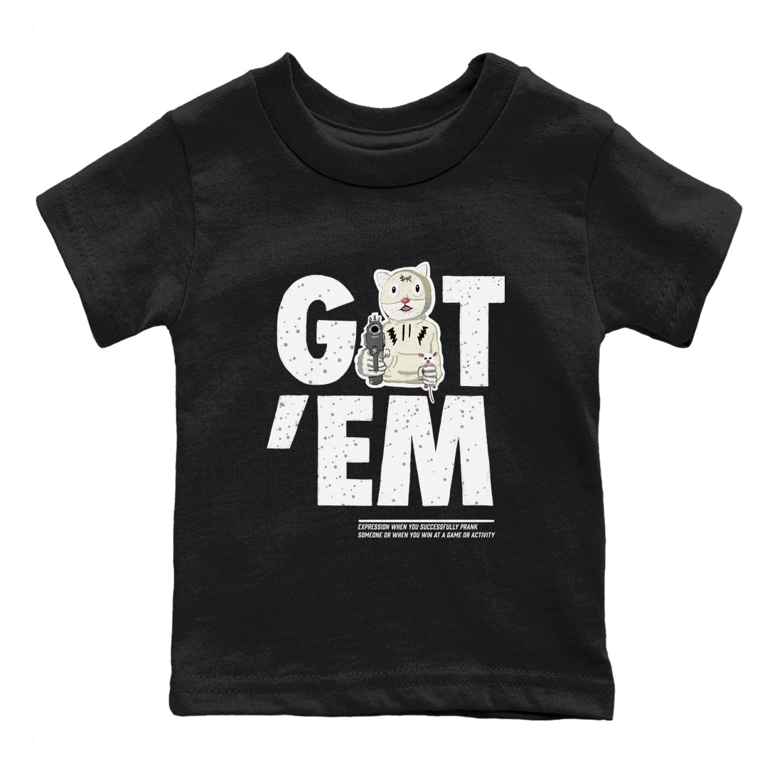 5s Sail shirt to match jordans Got'em Cat sneaker tees Air Jordan 5 SE Sail Drip Gear Zone baby toddler Black 2 cotton Shirt