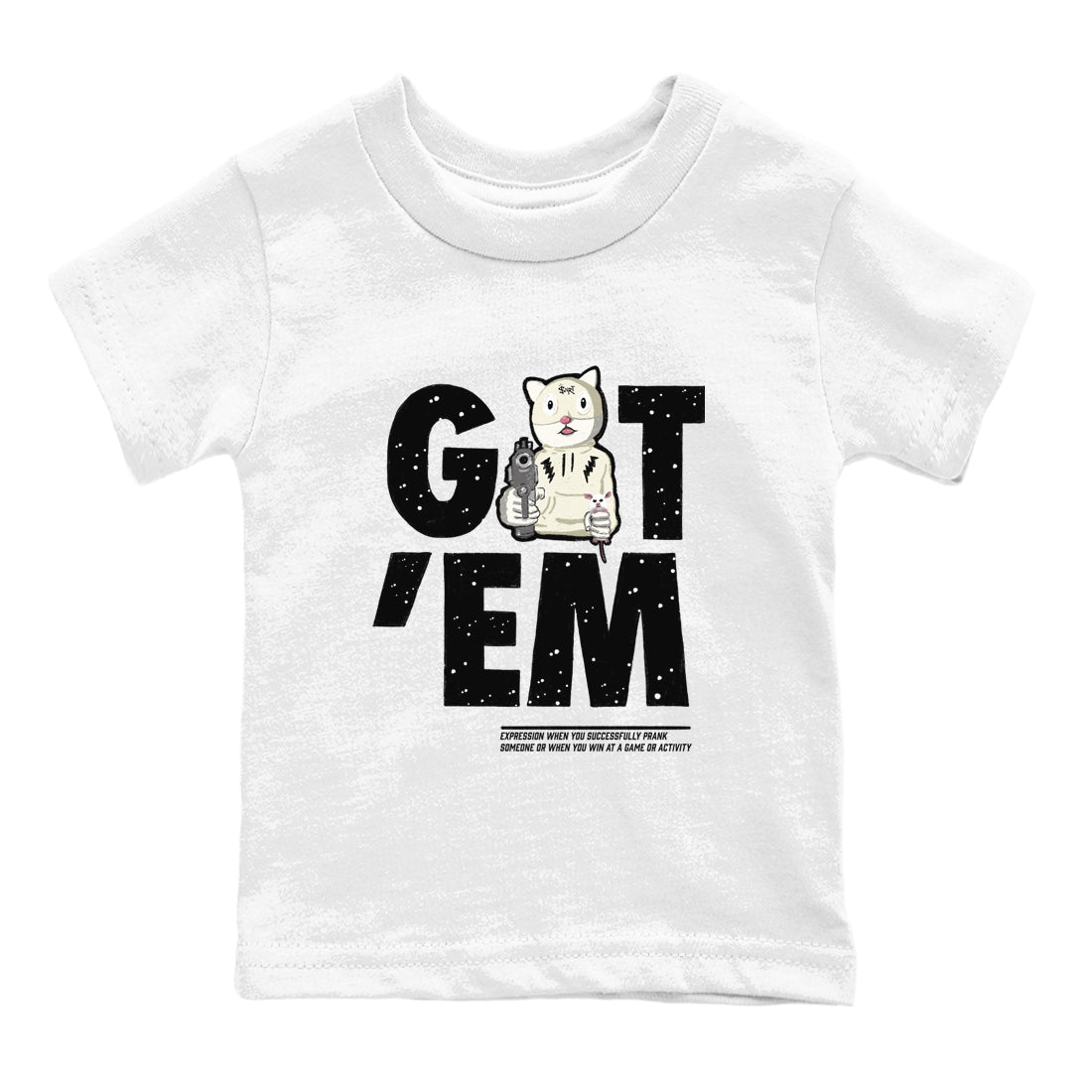 5s Sail shirt to match jordans Got'em Cat sneaker tees Air Jordan 5 SE Sail Drip Gear Zone baby toddler White 2 cotton Shirt
