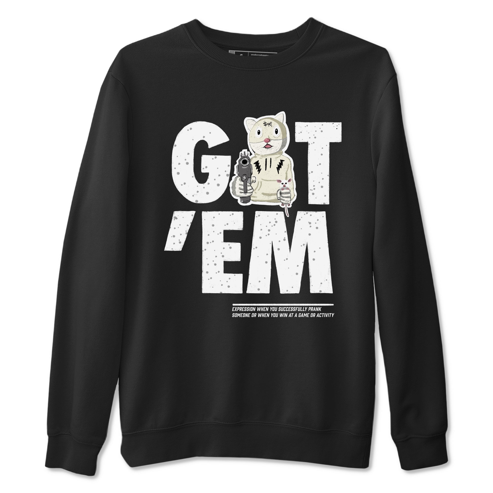 5s Sail shirt to match jordans Got'em Cat sneaker tees Air Jordan 5 SE Sail Drip Gear Zone unisex cotton Black 2 crew neck shirt