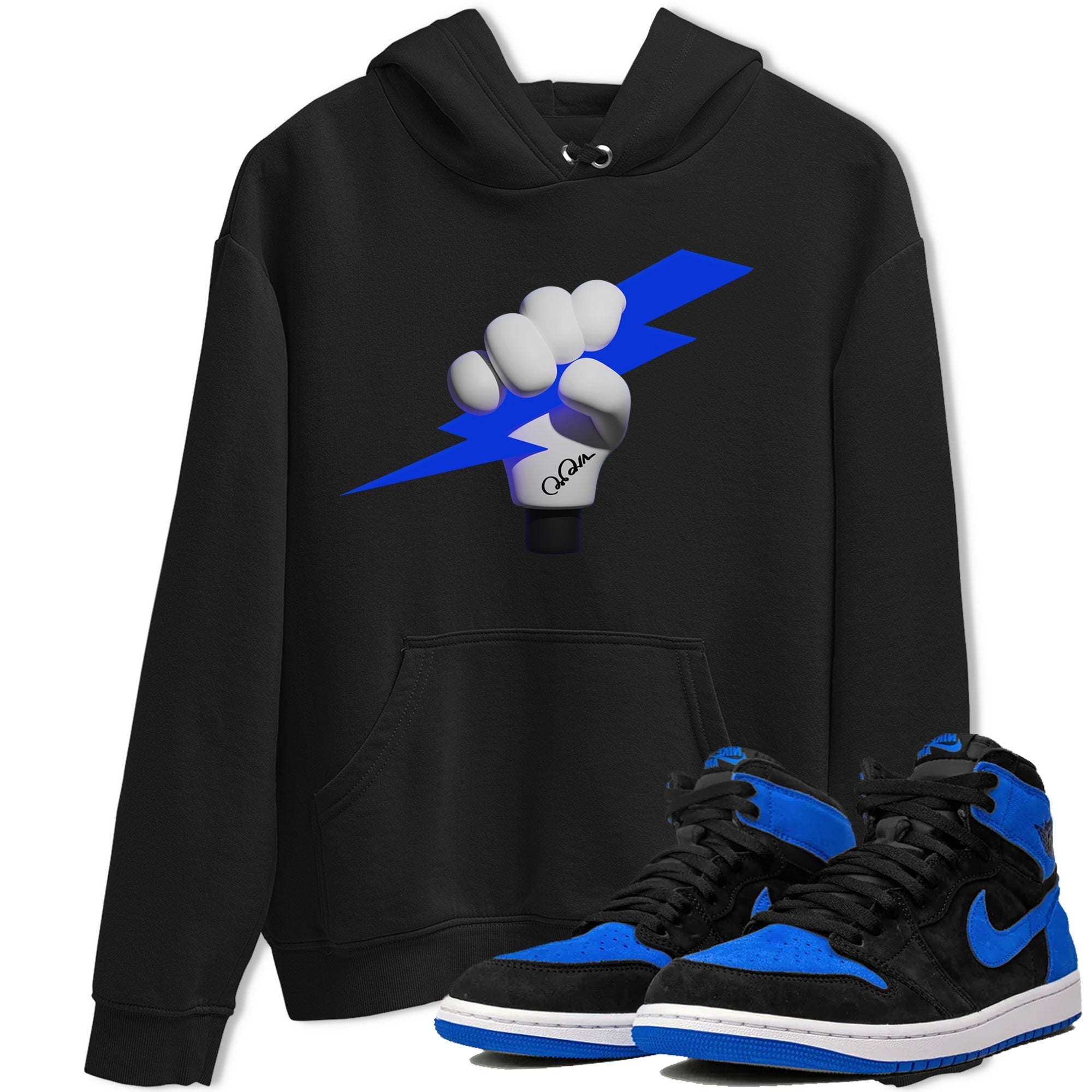 Air Jordan 1 Royal Reimagined shirt to match jordans Grab The Thunder sneaker tees AJ1 OG HIGH Royal Reimagined Drip Gear Zone Unisex Sneaker Tees and Sneaker Match T-Shirt Black 1 T-Shirt
